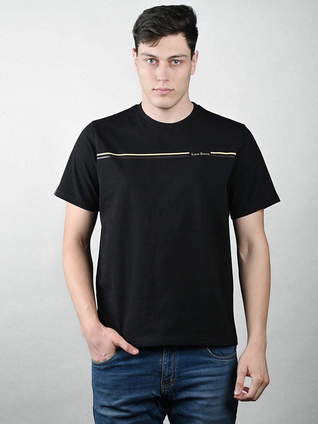 Men's Super Combed Cotton Regular Fit Pack of 3 Roundneck T-shirts