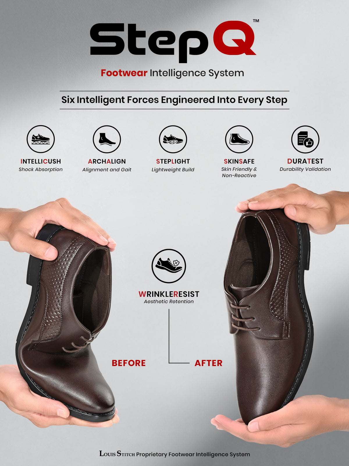 Brunette Brown Formal Derby Lace-Up Shoes