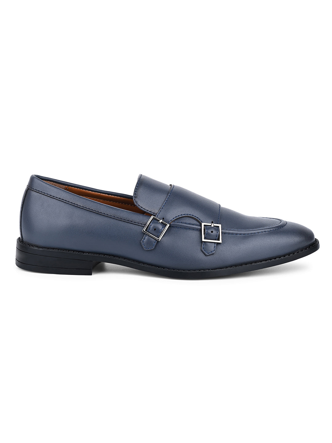 Federal Blue Handcrafted Slipon Style Comfortable Monks