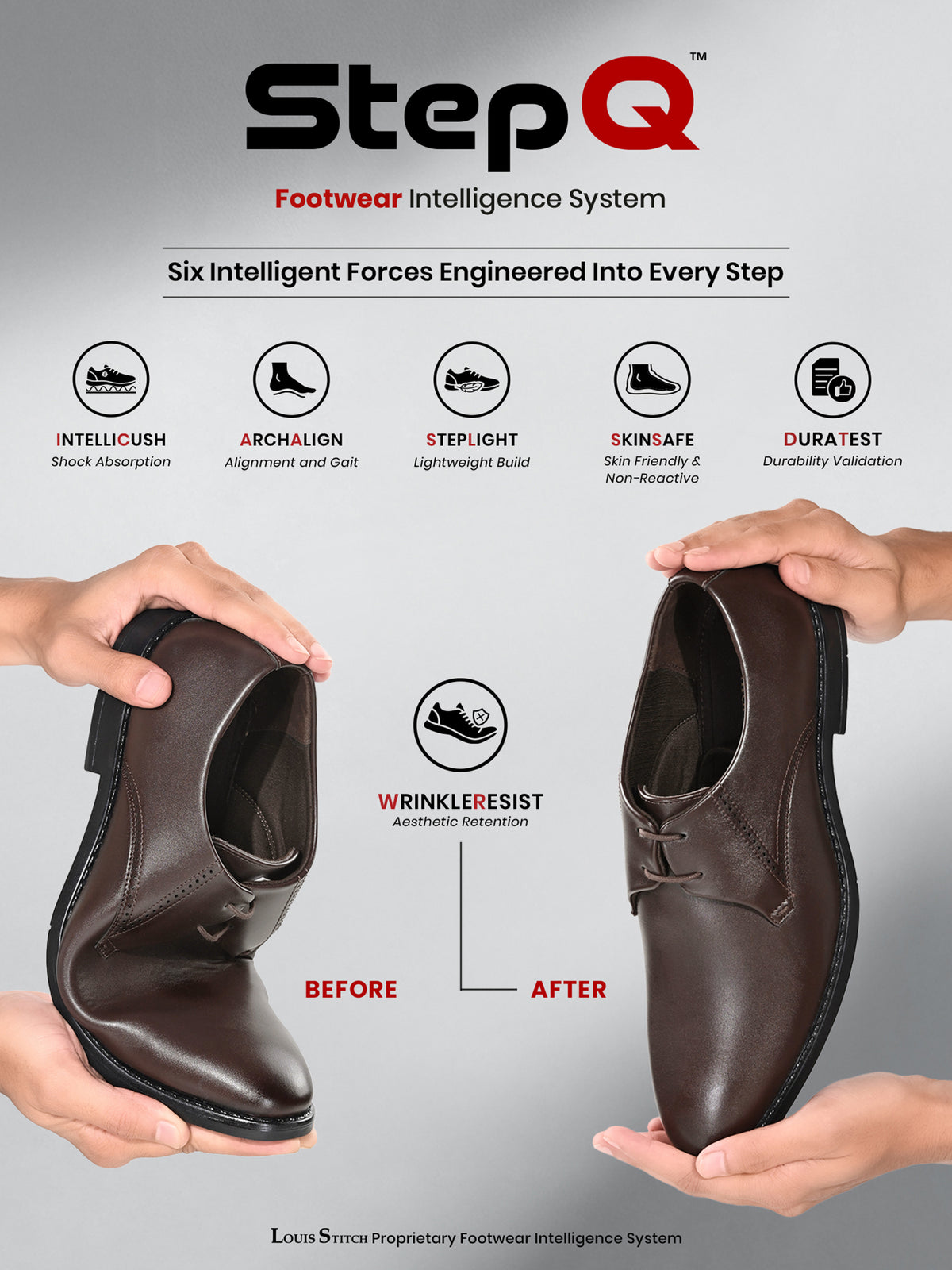 Brunette Brown Formal Derby Lace-Up Shoes