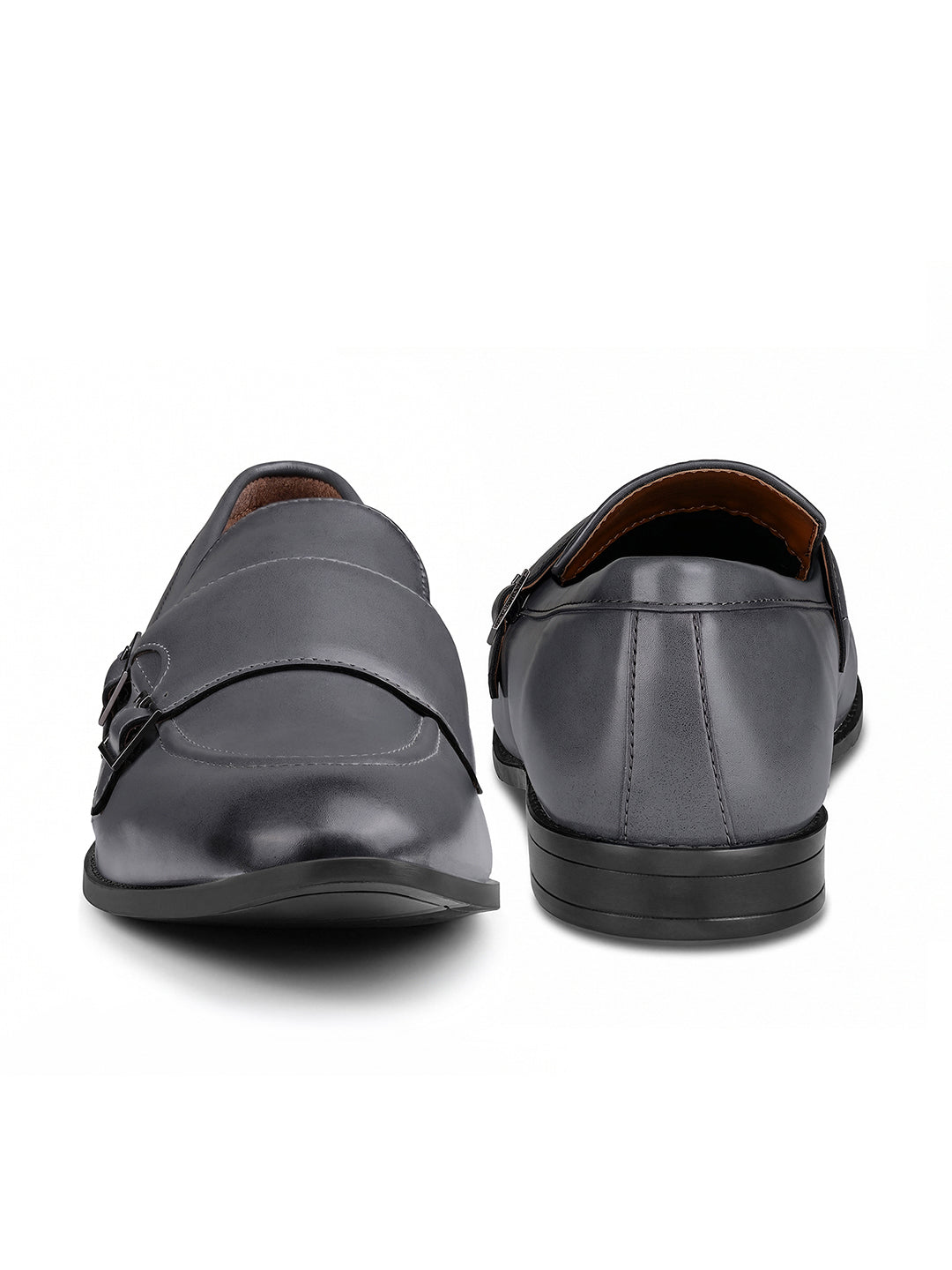 Ash Grey Handcrafted Slipon Style Comfortable Monk