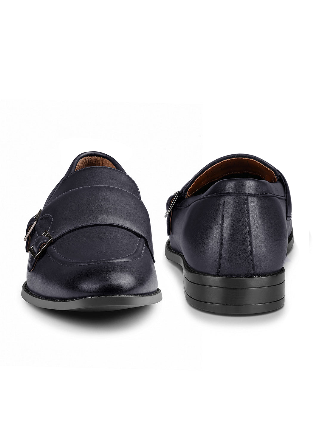 Federal Blue Handcrafted Slipon Style Comfortable Monk
