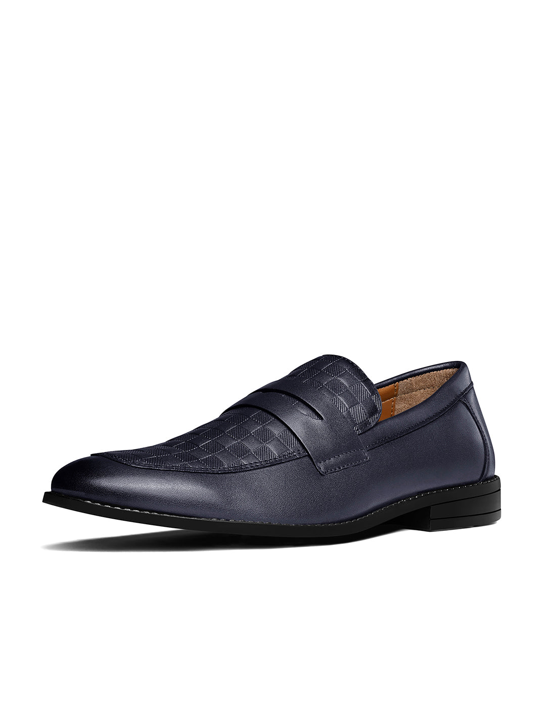 Federal Blue Handcrafted Moccasins Slipon