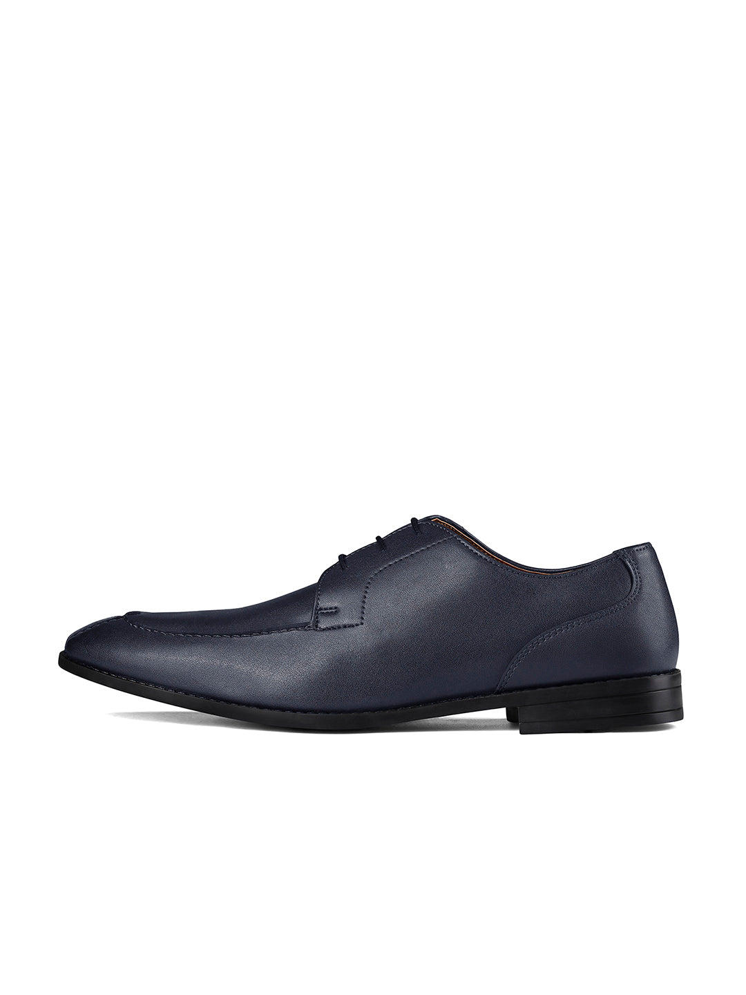Federal Blue Handcrafted Derby Laceups Shoes
