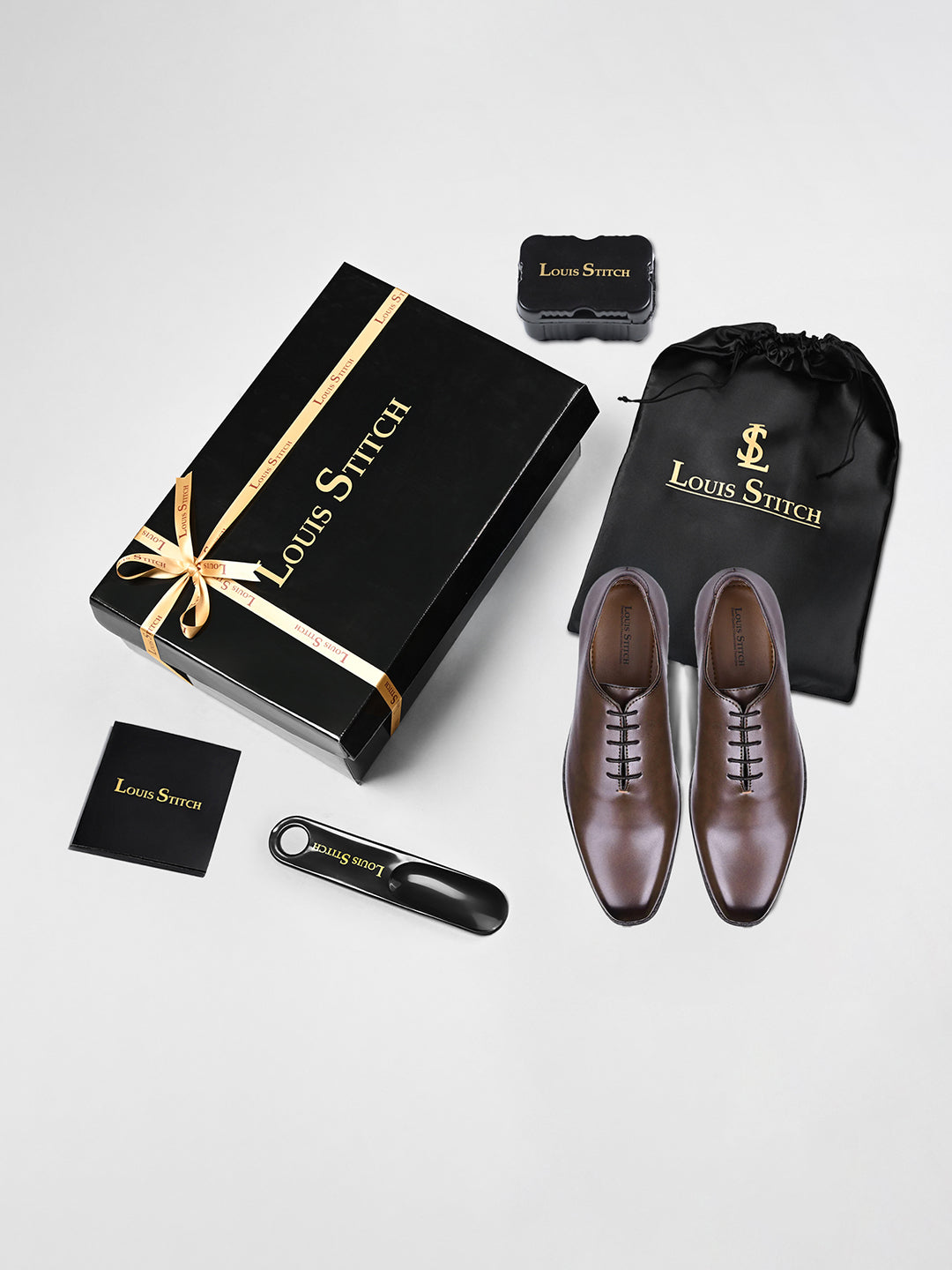 Rosewood Handcrafted Lace-Up Wholecut Derby Shoe