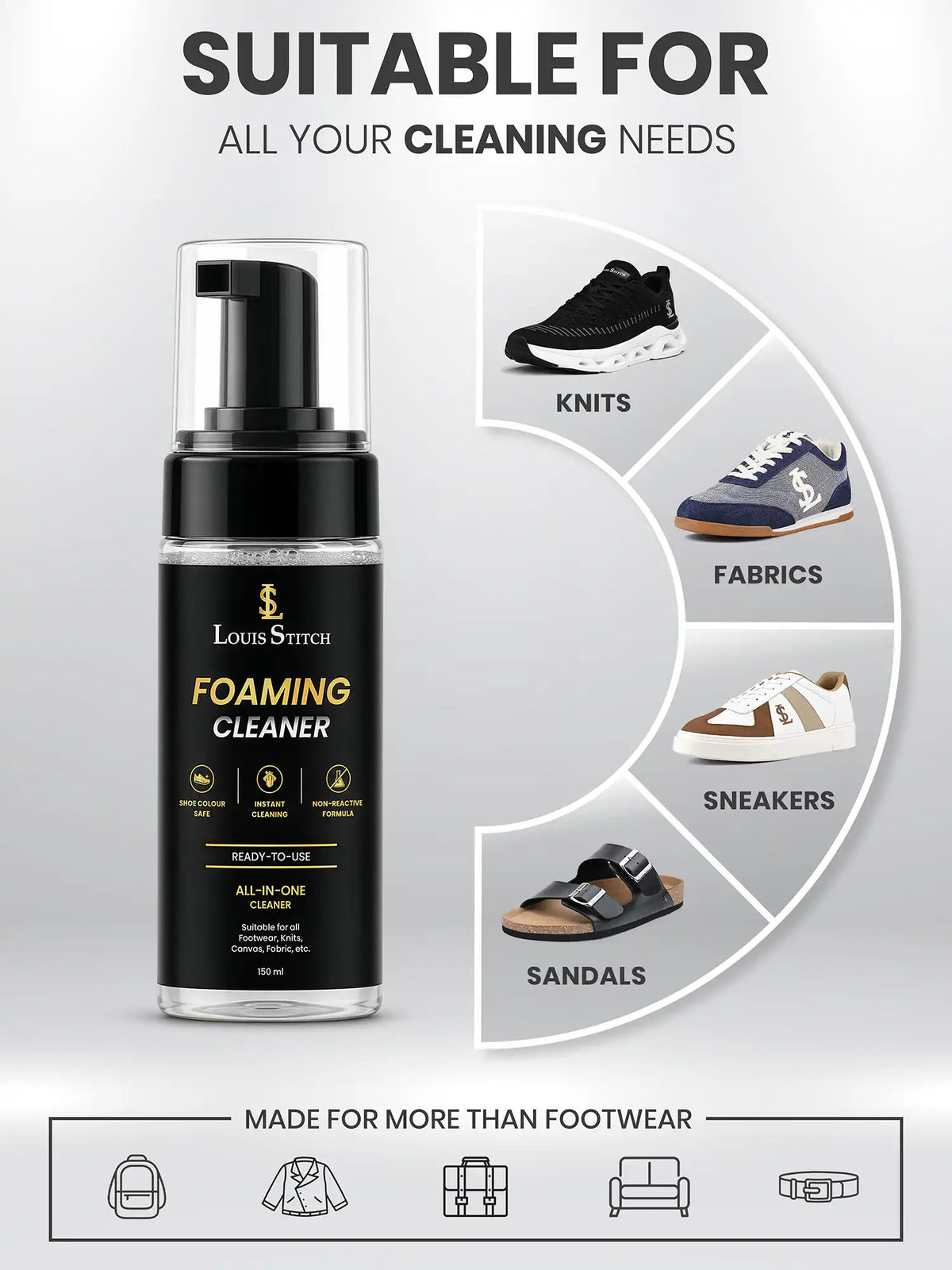 Sneaker Cleaner Shoe Care Cleaning Foam