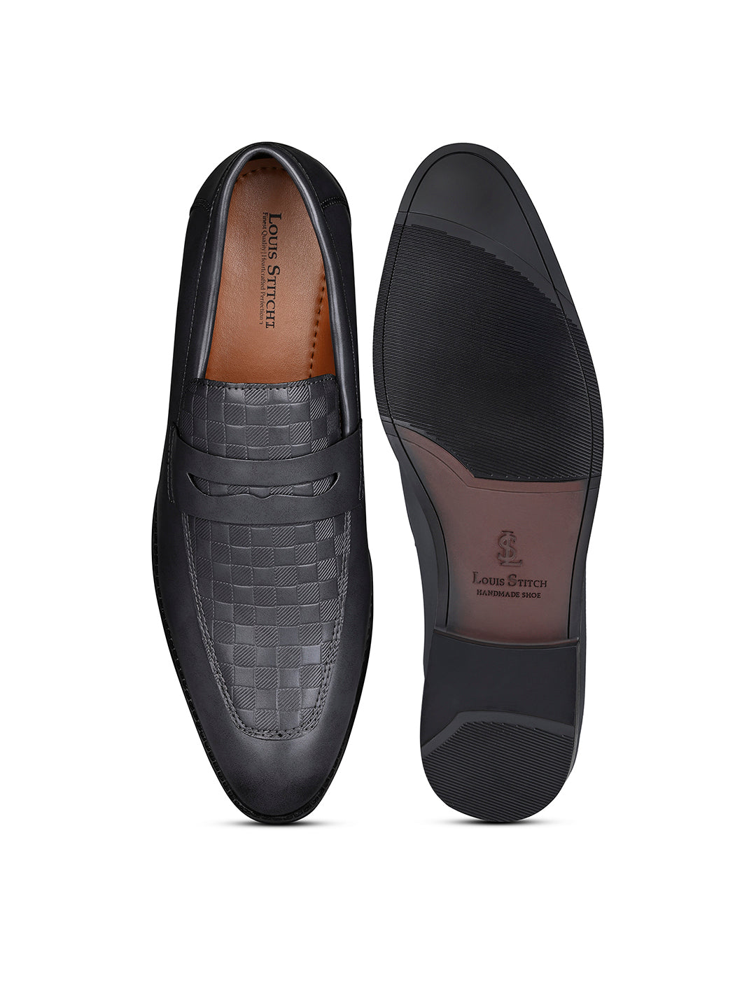 Ash Grey Handcrafted Moccasin Slipon