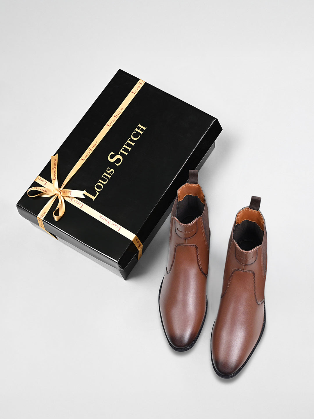 Russet Tan Dual Tone Handcrafted Chelsea Boots