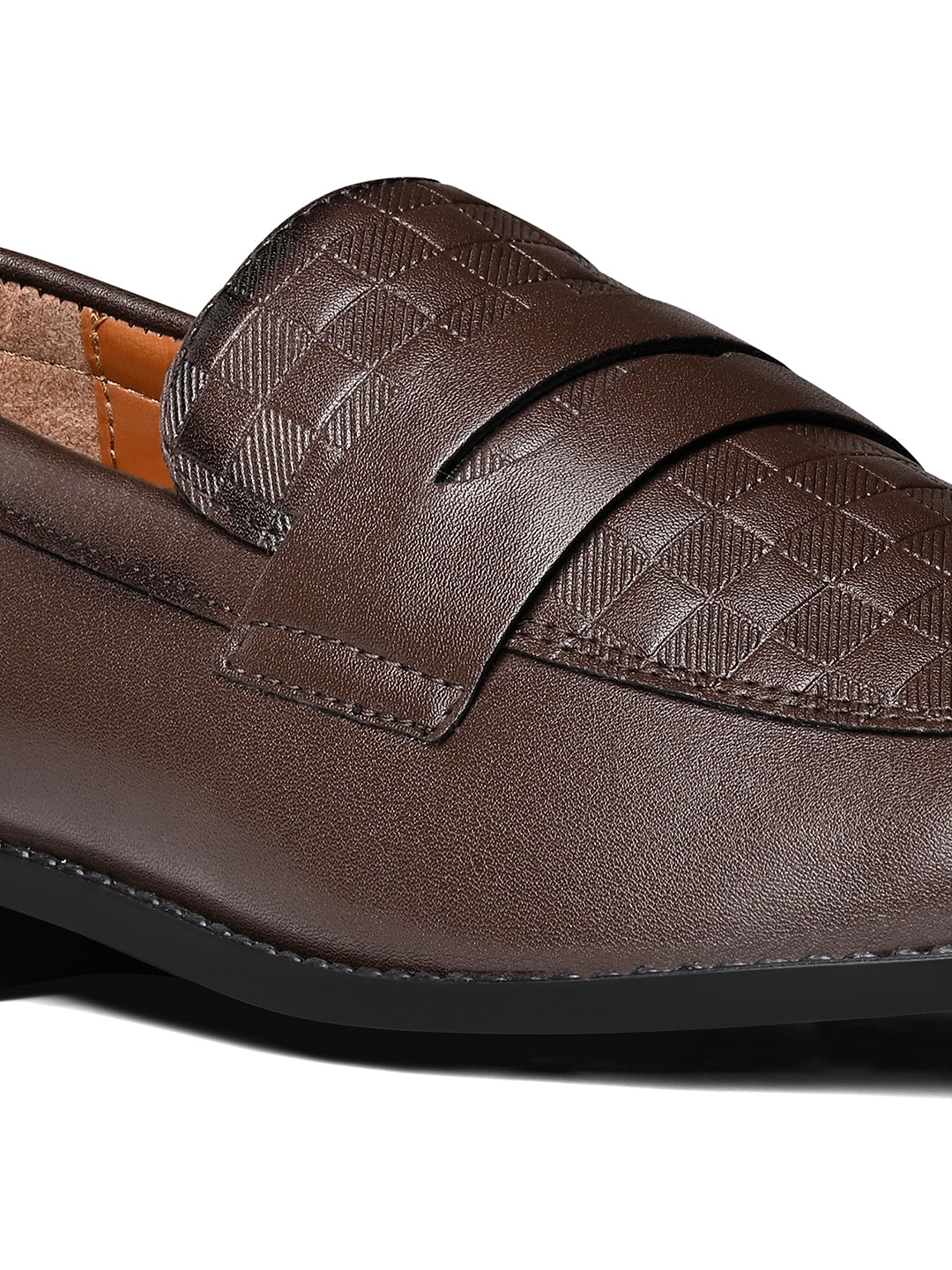 Brunette Brown Handcrafted Moccasin Slipon