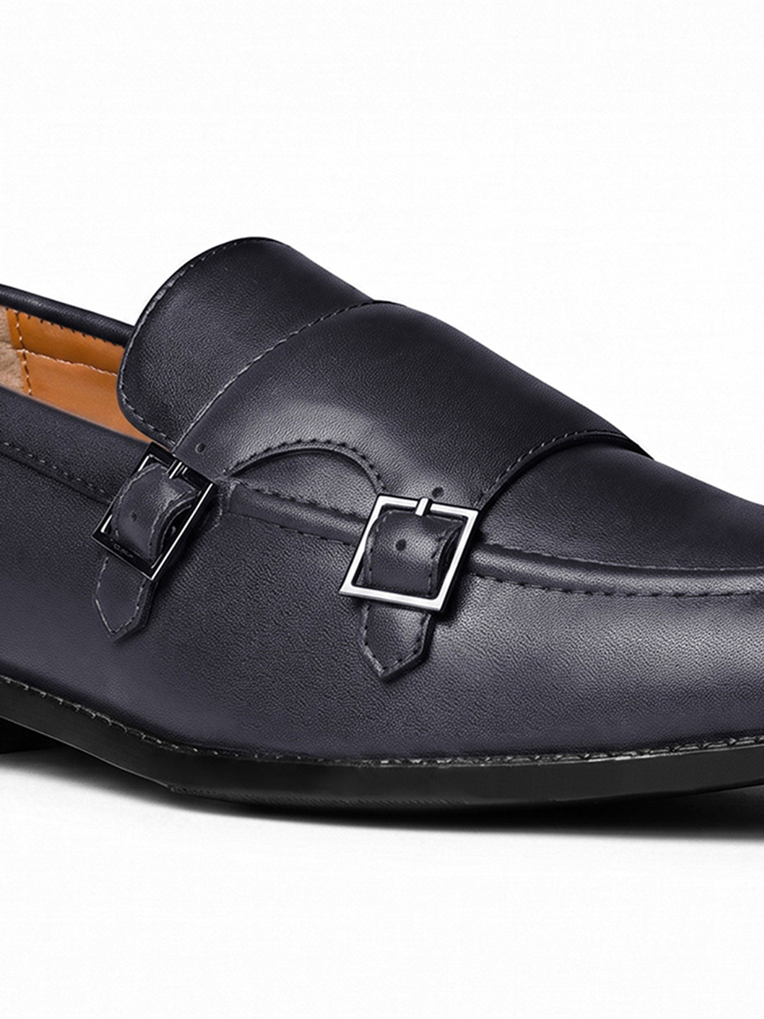 Federal Blue Handcrafted Slipon Style Comfortable Monk