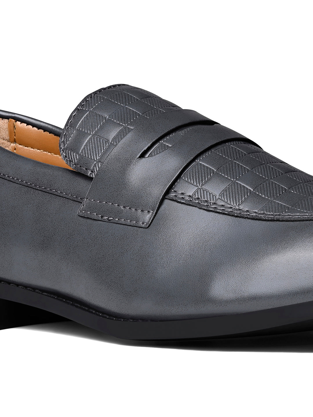 Ash Grey Handcrafted Moccasin Slipon