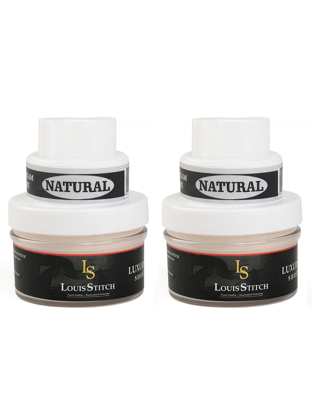 Pack of 2 Neutral Leather Shoe Cream - Best for All Color Shoes