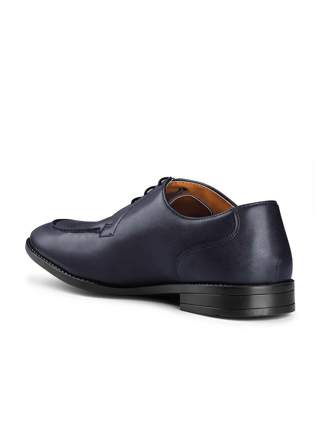 Federal Blue Handcrafted Derby Laceups Shoes