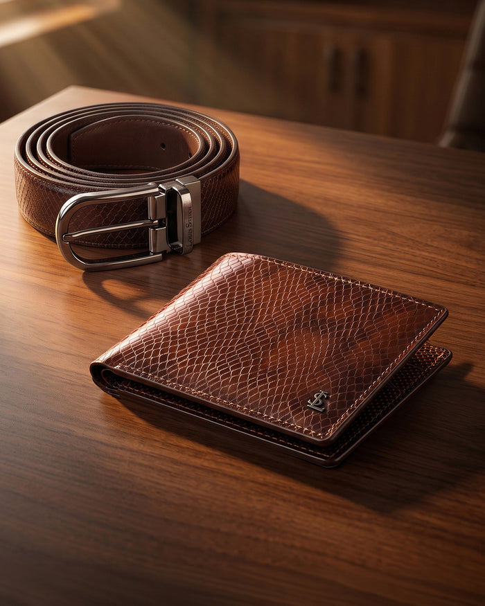 Wallet and Belt Combo