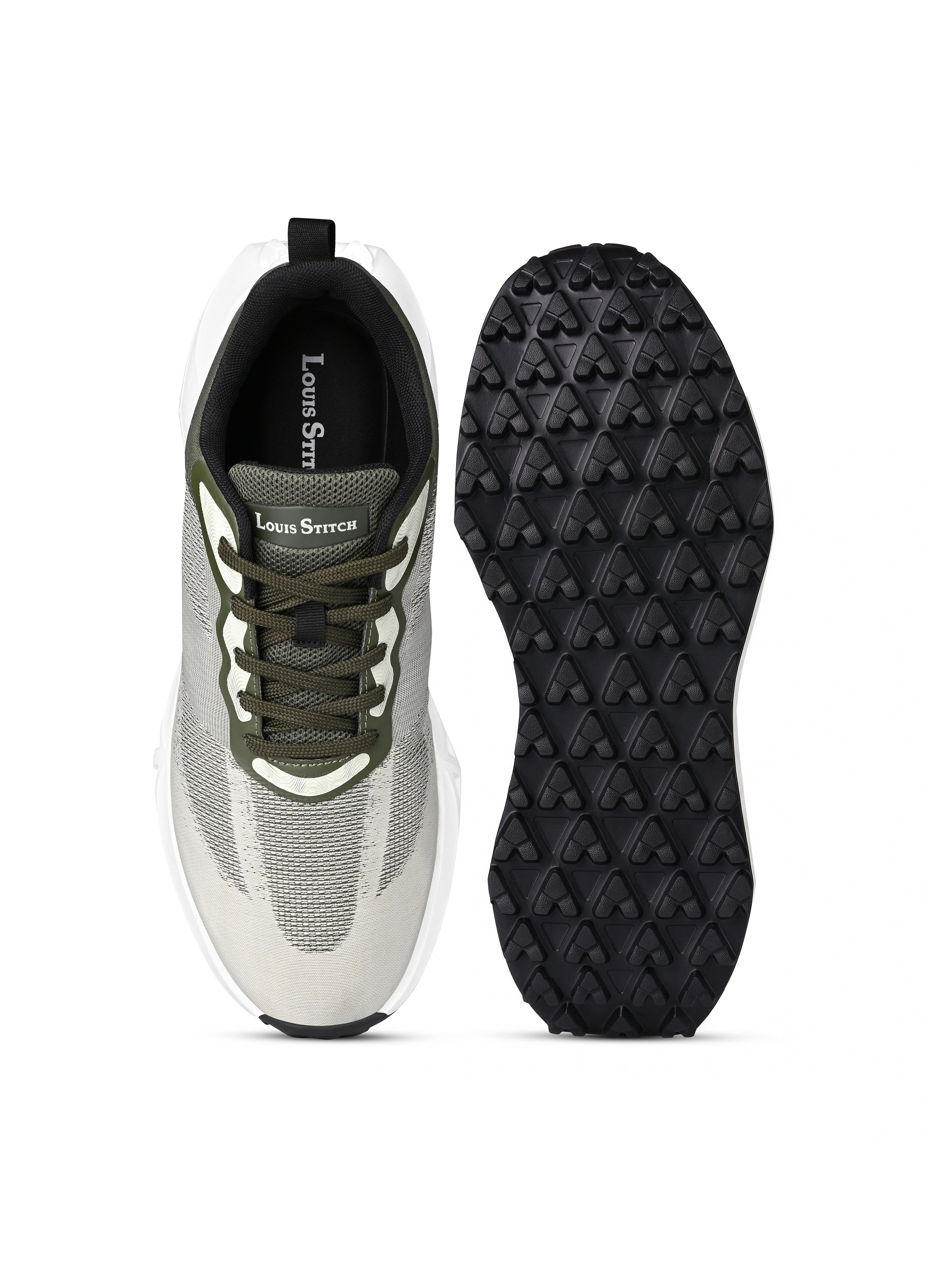 Moss Olive Lightweight Athleisure Sport Shoes