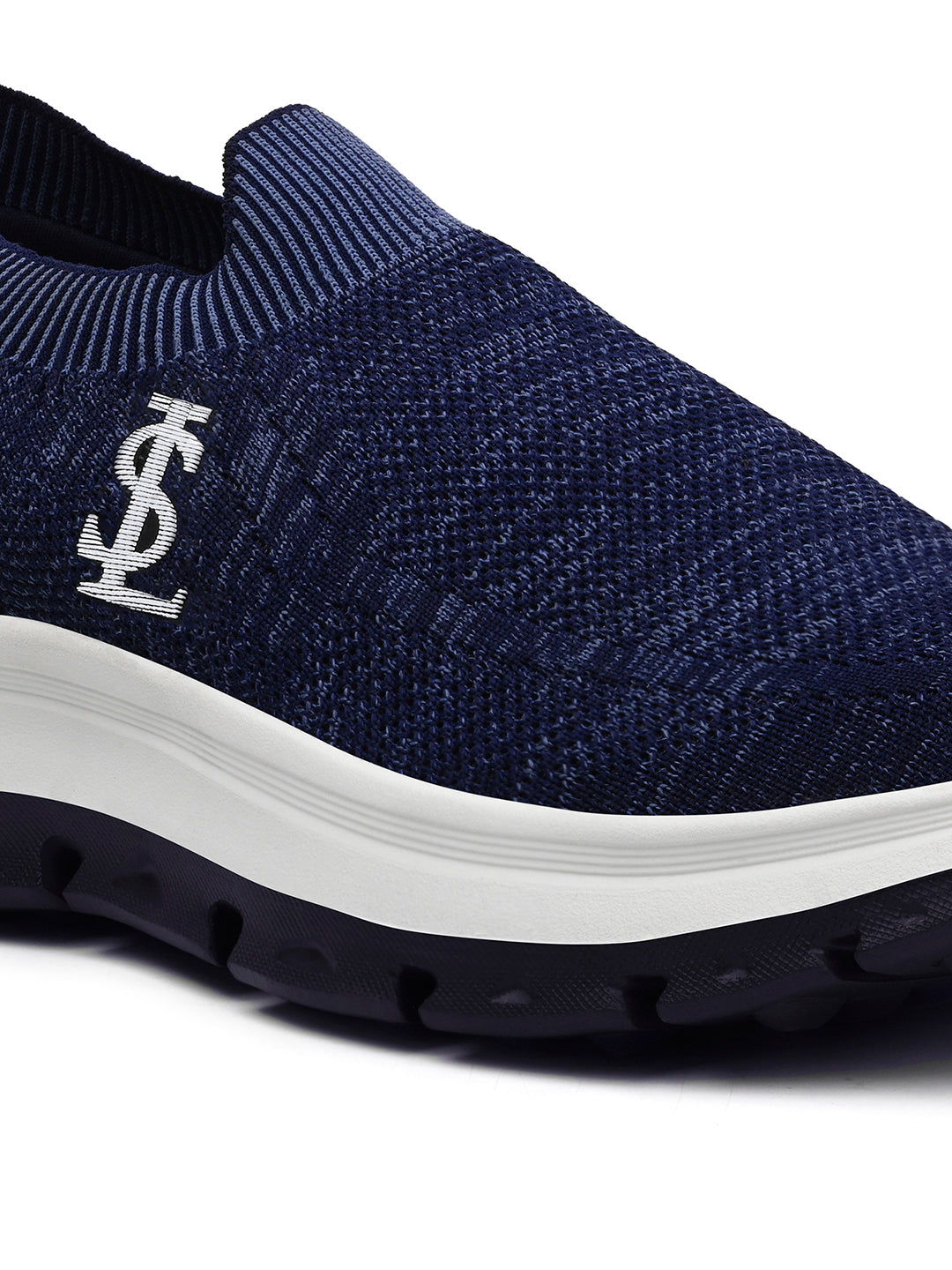 Navy Blue Lightweight Aethleisure Flyknit Sport Shoes