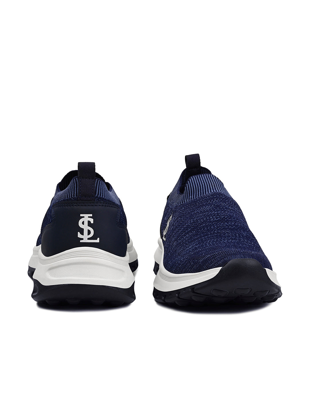 Navy Blue Lightweight Aethleisure Flyknit Sport Shoes
