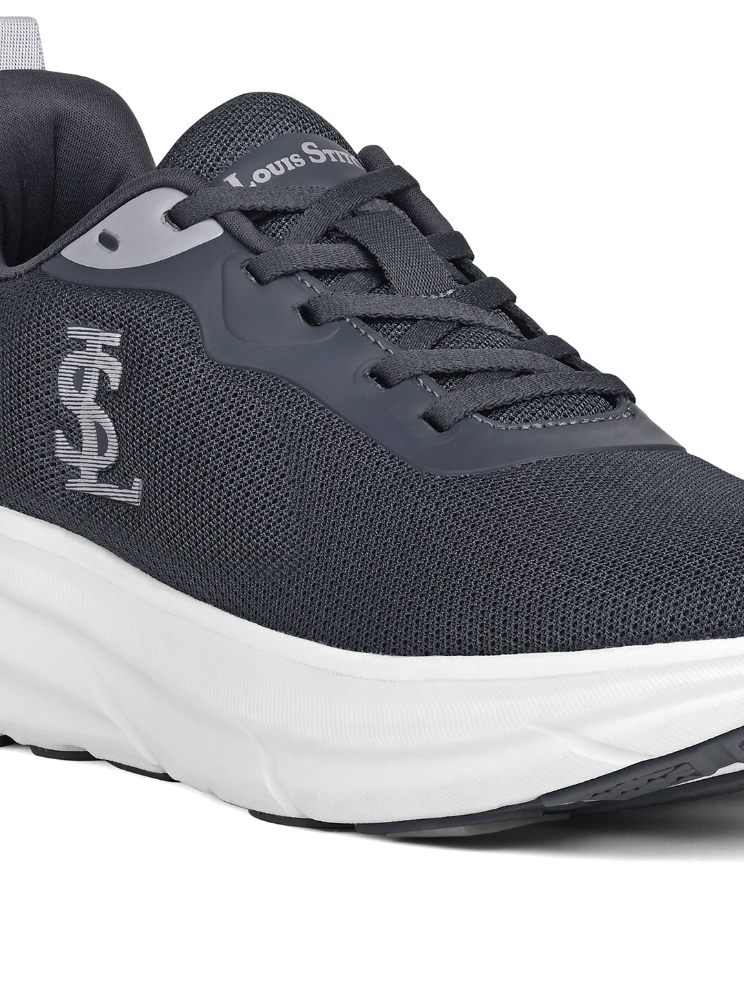 Ash Grey Lightweight Athleisure Flyknit Sport Shoes