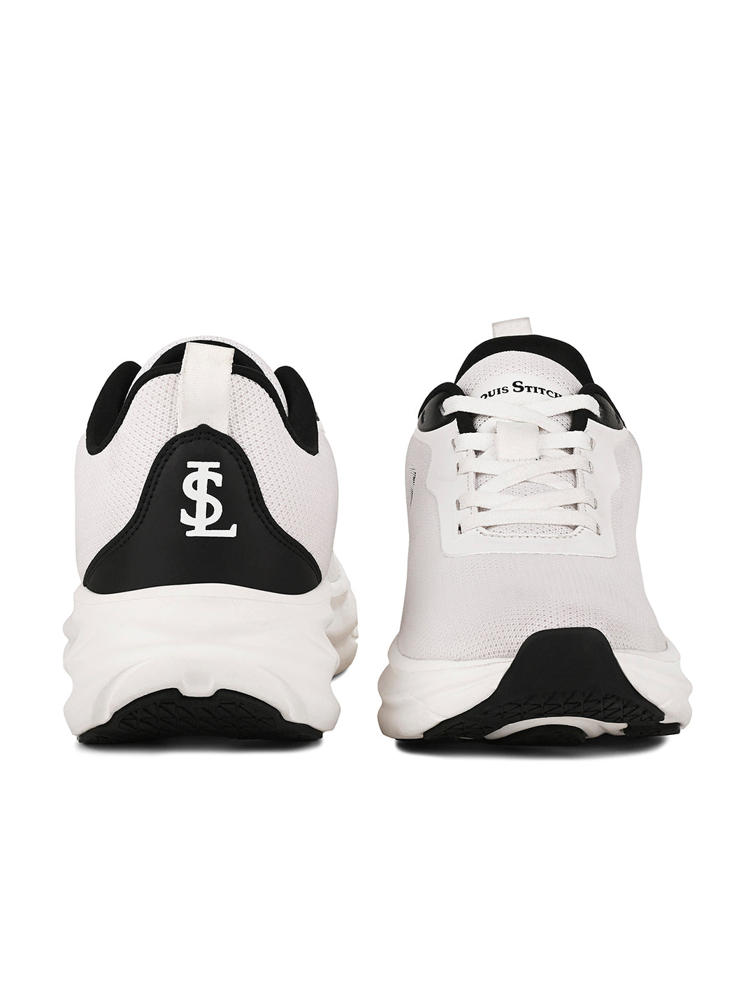 Canadian White Lightweight Athleisure Flyknit Sport Shoes