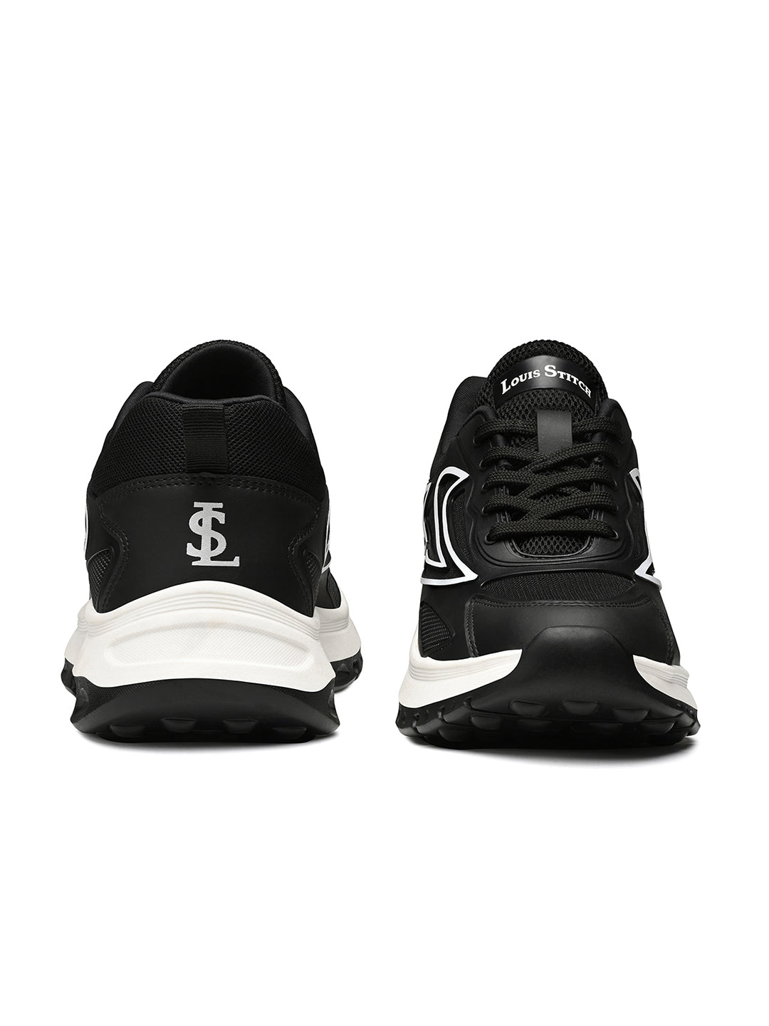 Orca Black Lightweight Athleisure Sport Shoes