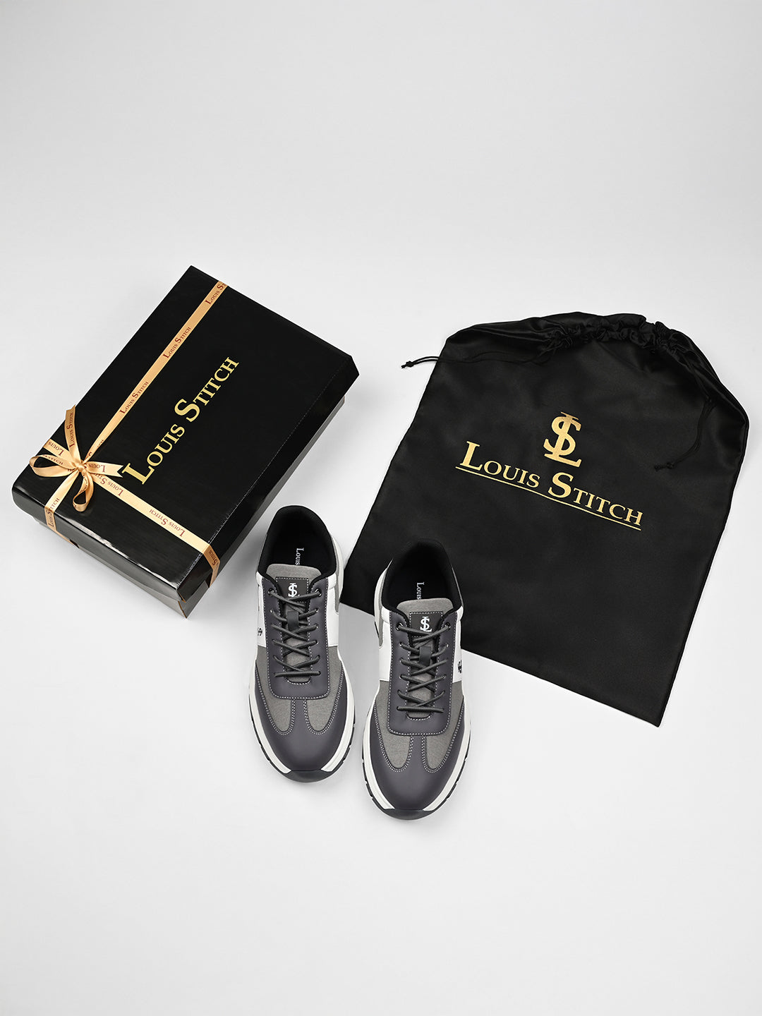 Urban Ash Casual Lightweight Elastic Laces Sneakers