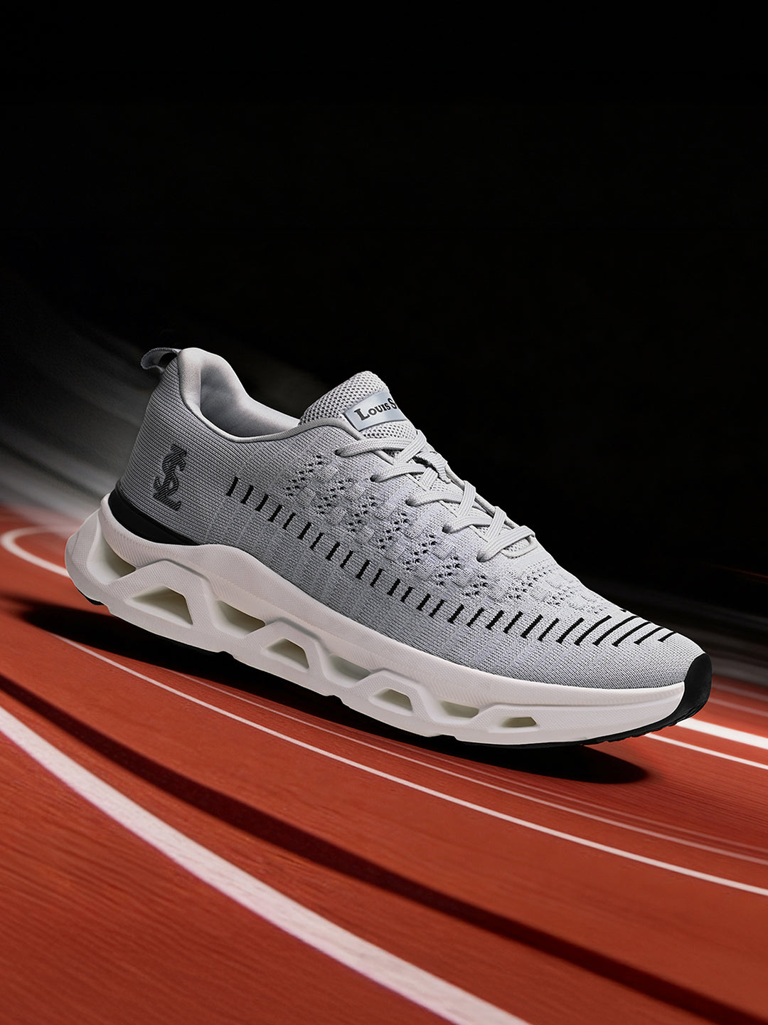 Storm Grey Lightweight Knitted Athleisure