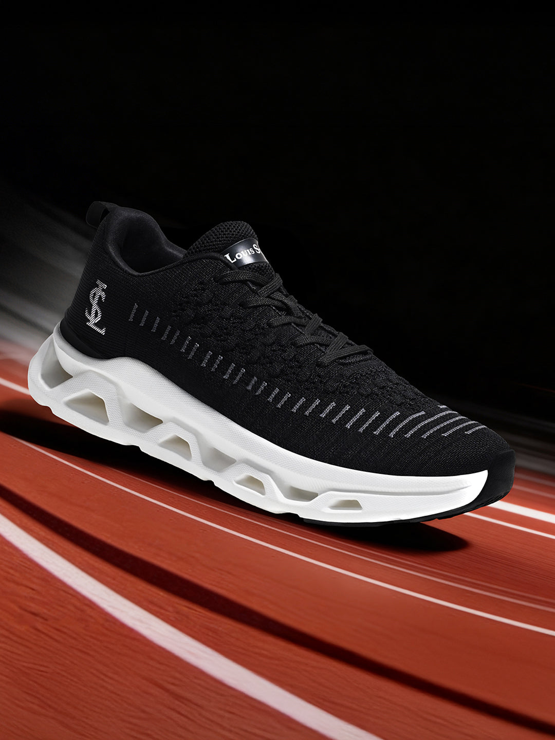 Thunder Black Lightweight Knitted Athleisure