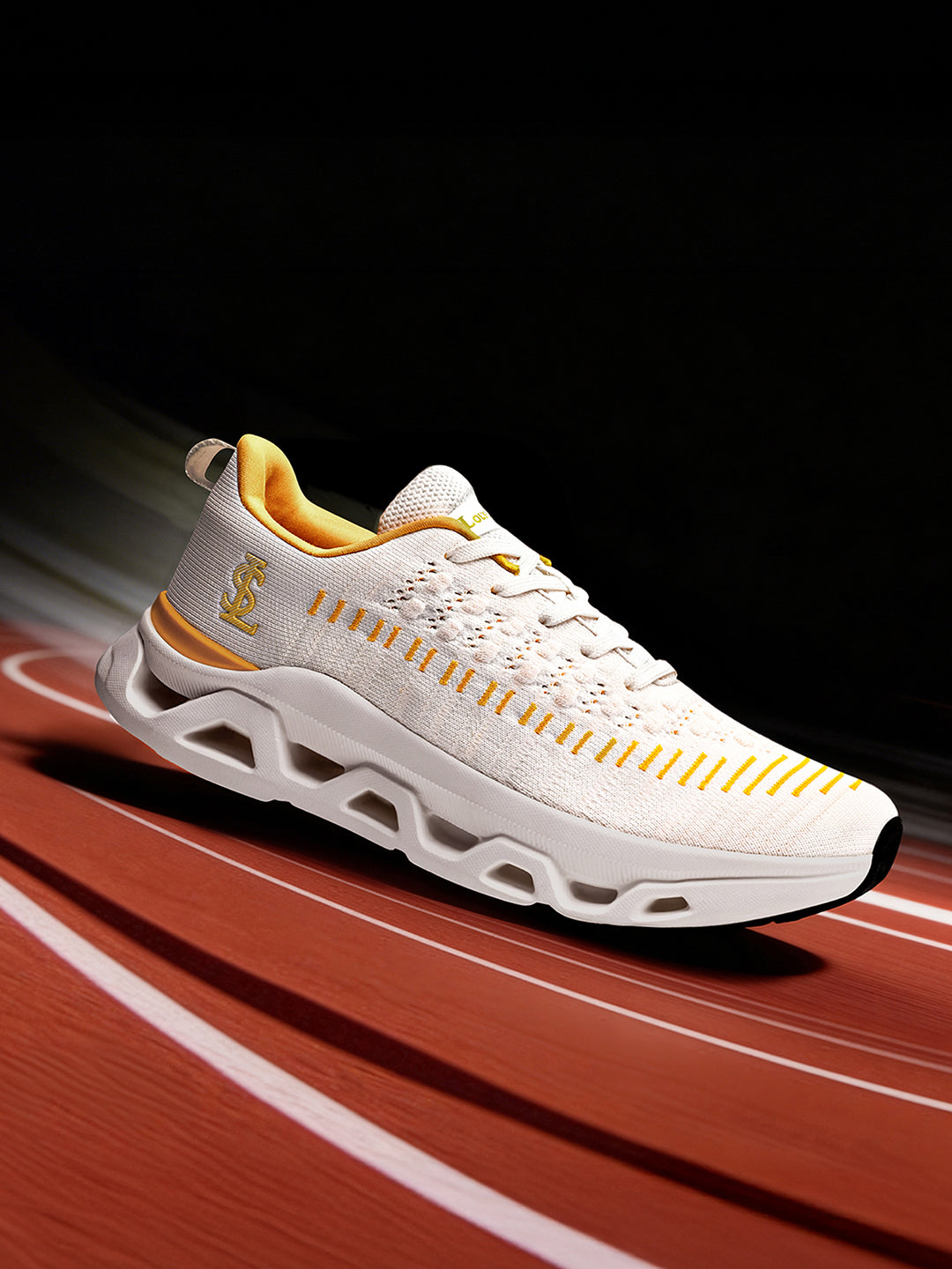 Blazing Yellow Lightweight Knitted Athleisure