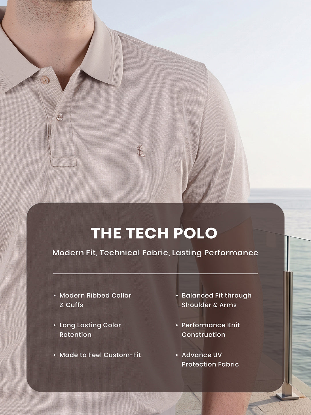 Signature Regular Fit Solid Brown Polo T-shirt