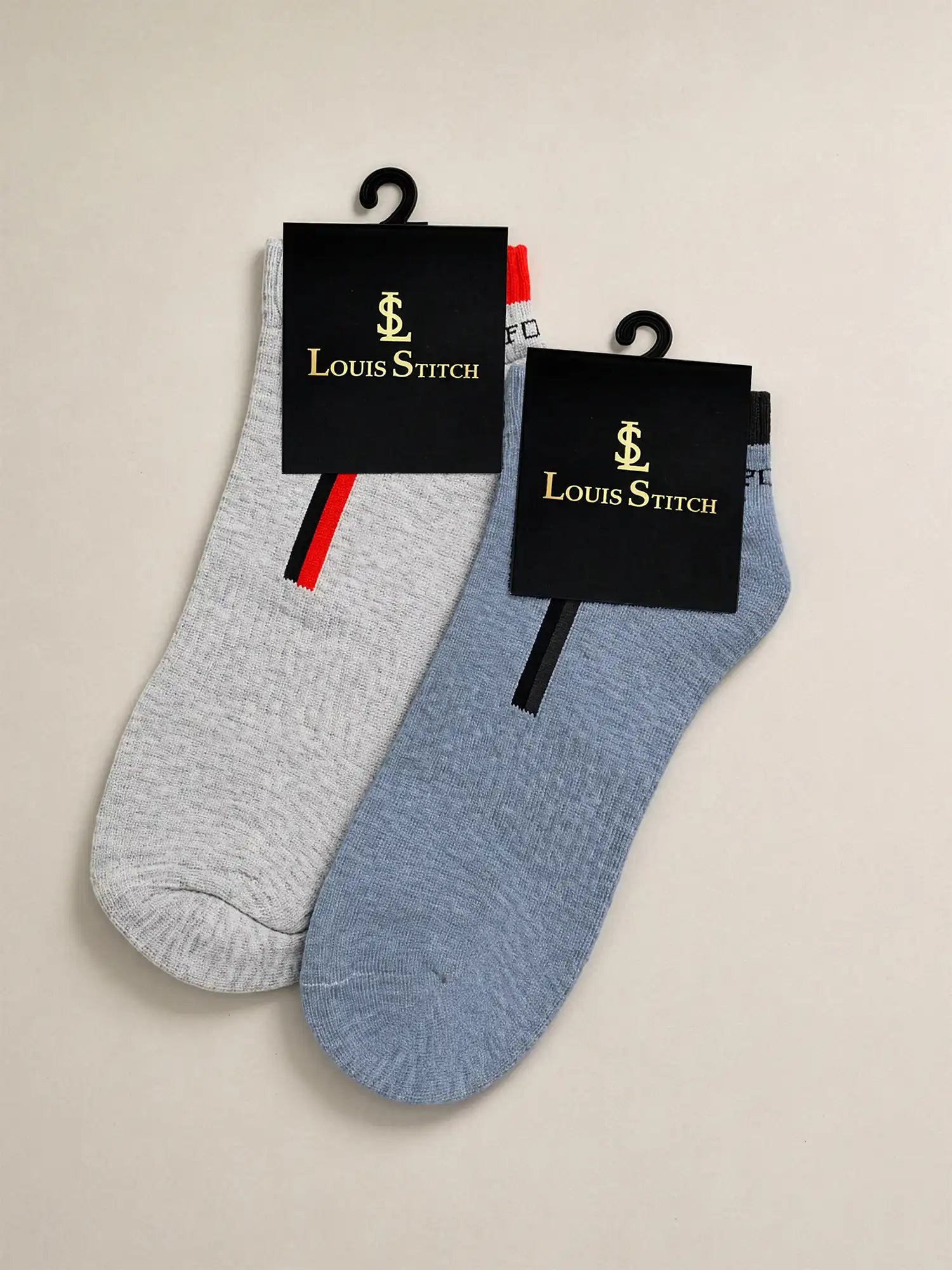 Men's Breathable & Durable Cotton Blend Comfort Ankle Socks Pack of 2