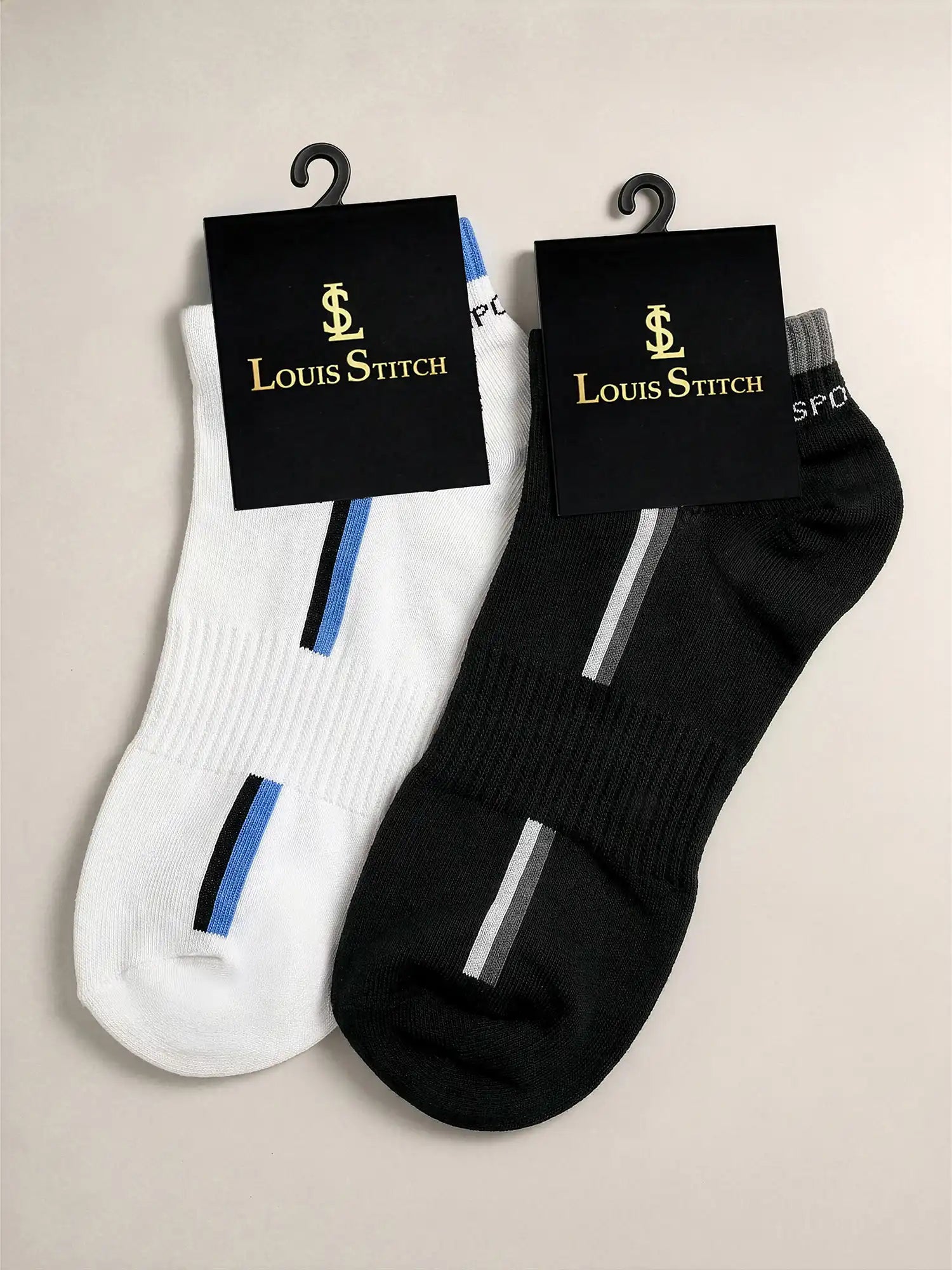 Men's Breathable & Durable Cotton Blend Comfort Ankle Socks Pack of 2