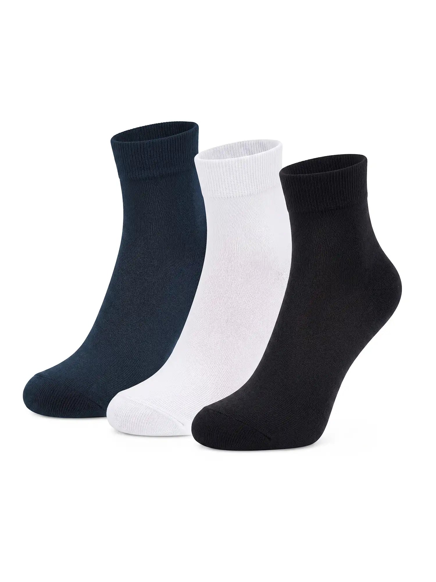Men's Breathable & Durable Cotton Blend Comfort Ankle Socks Pack of 3