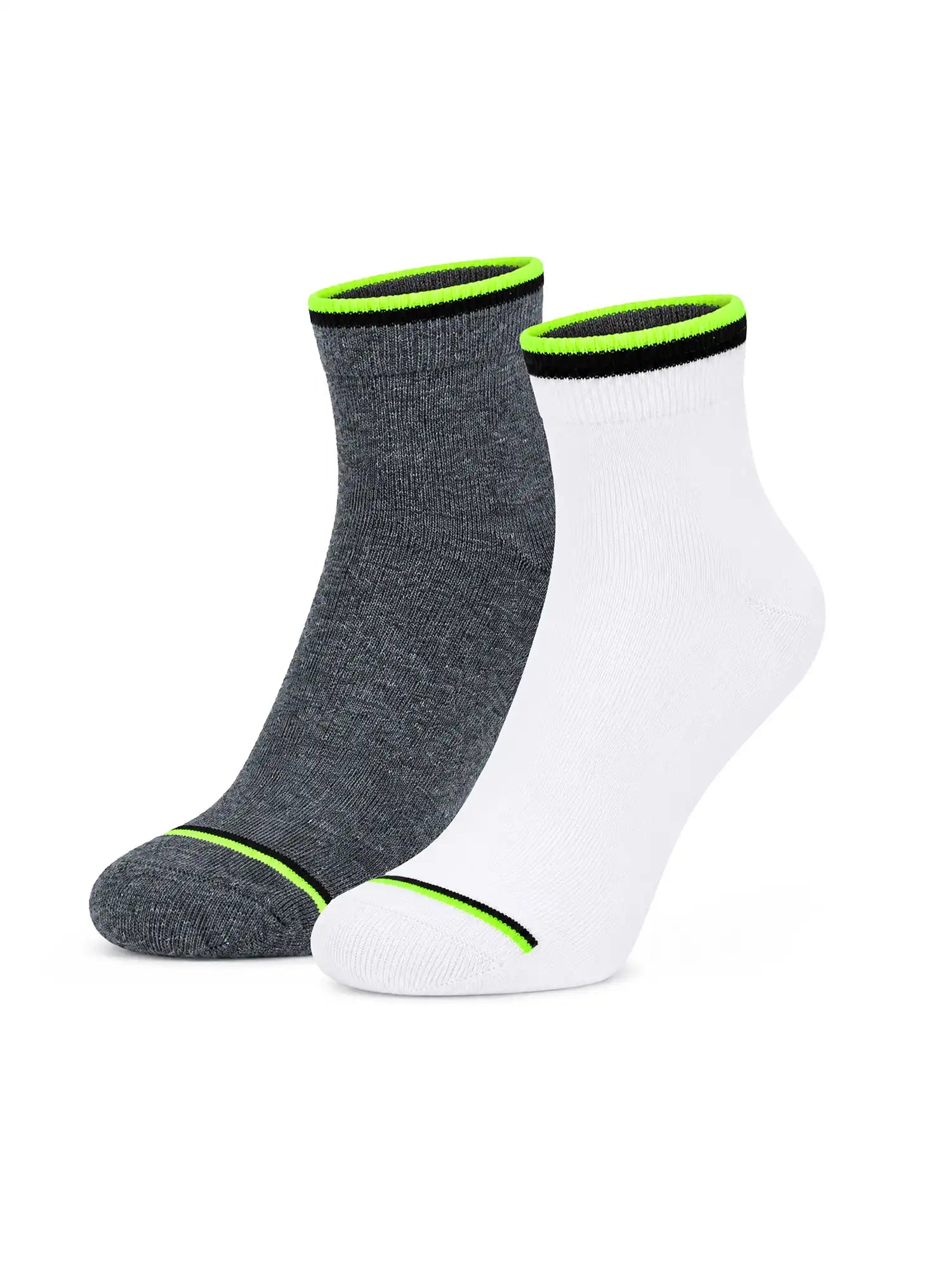 Men's Breathable & Durable Cotton Blend Comfort Ankle Socks Pack of 2