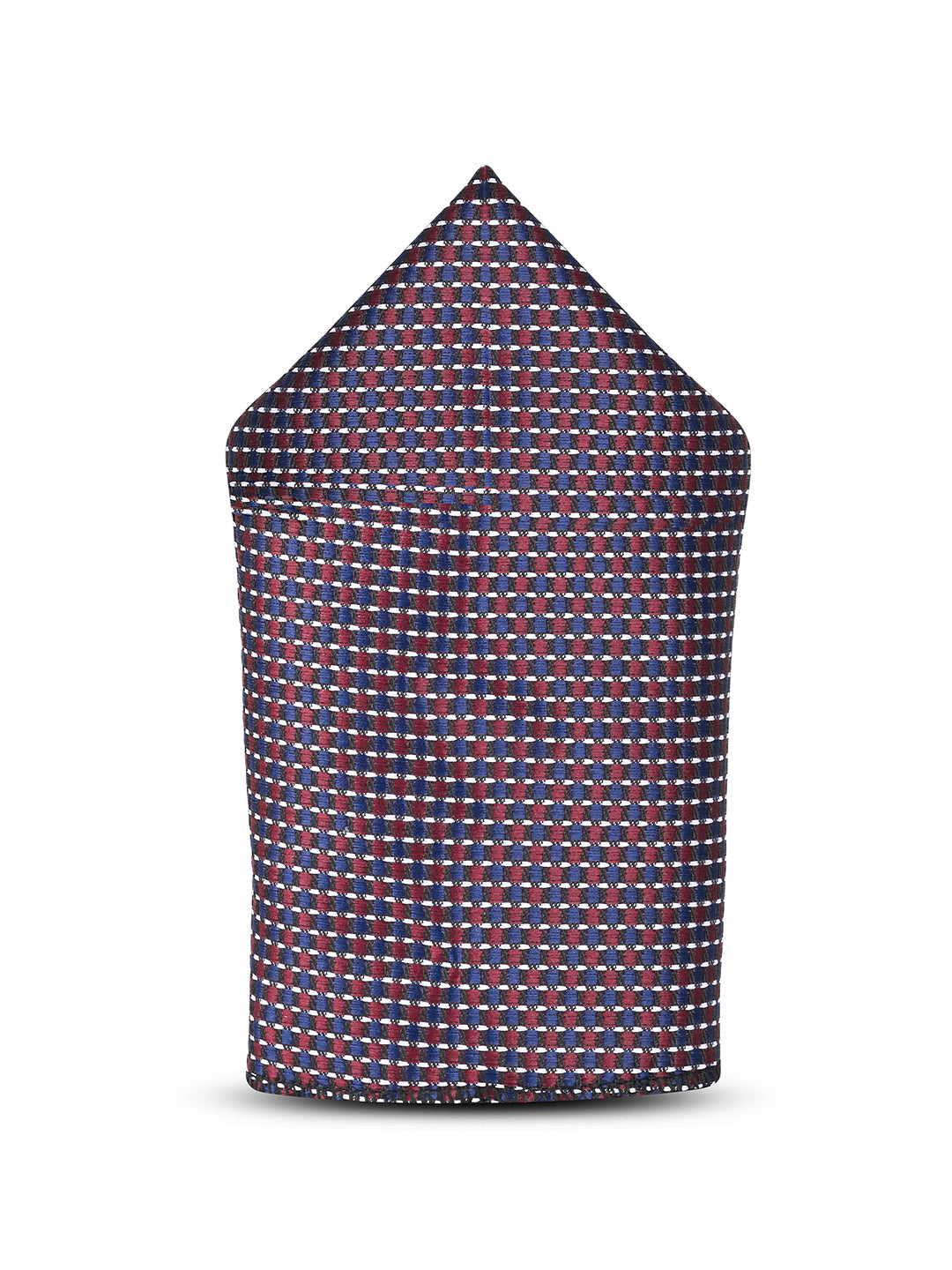 Rosewood Luxury Polyster Micro Fabric Necktie Set Pocket Square Golden Tiepin