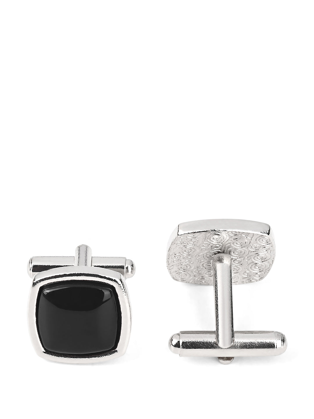 Grey Luxury Polyster Micro Fabric Necktie Set Pocket Square Chrome Tiepin Cufflinks and Brooch
