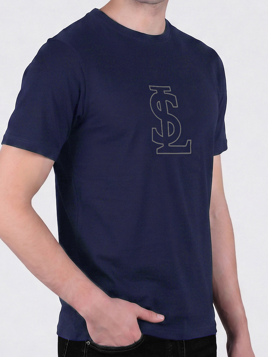Men's Ultrasoft Roundneck Navy T-shirt