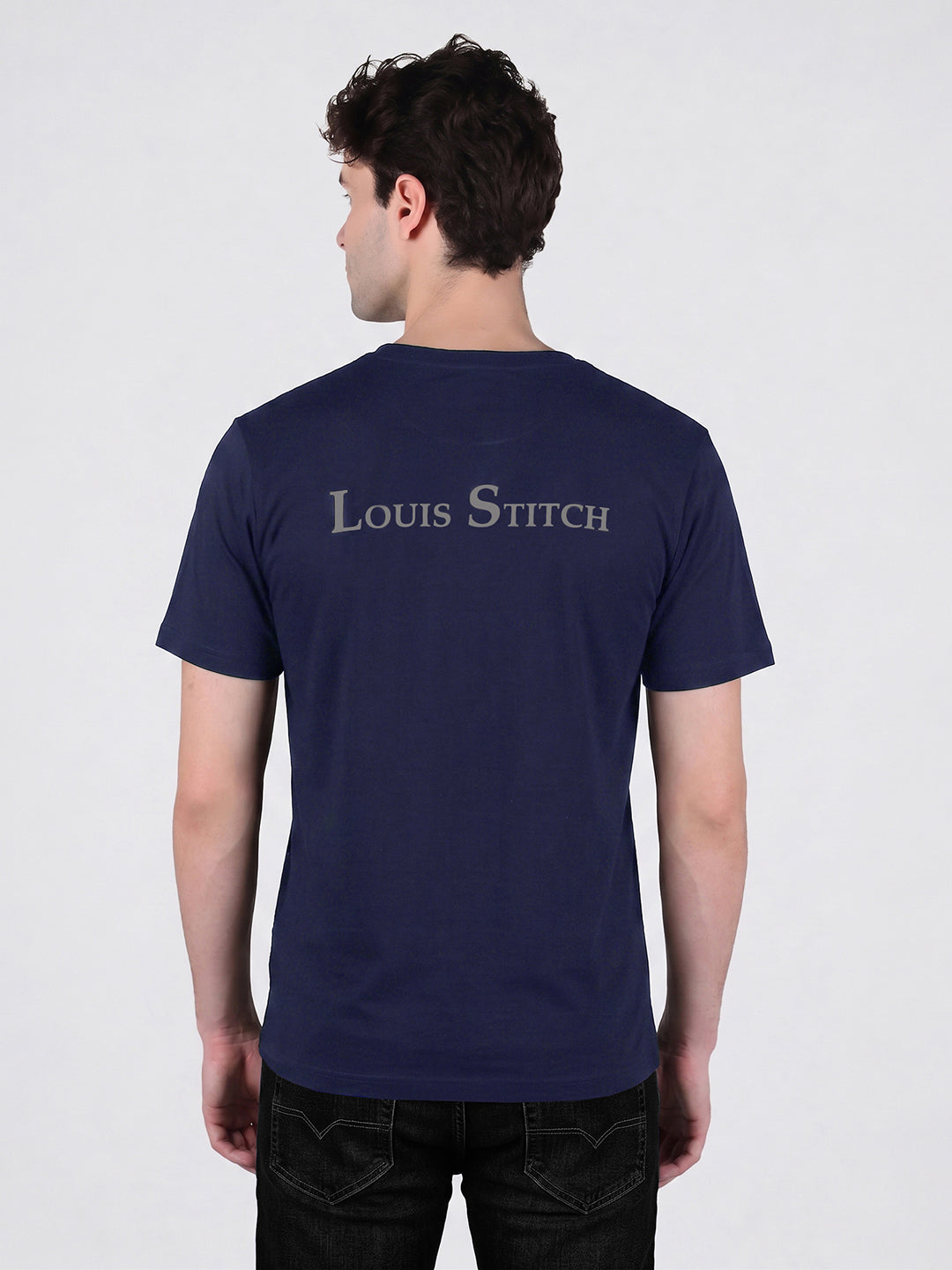 Men's Ultrasoft Roundneck Navy T-shirt