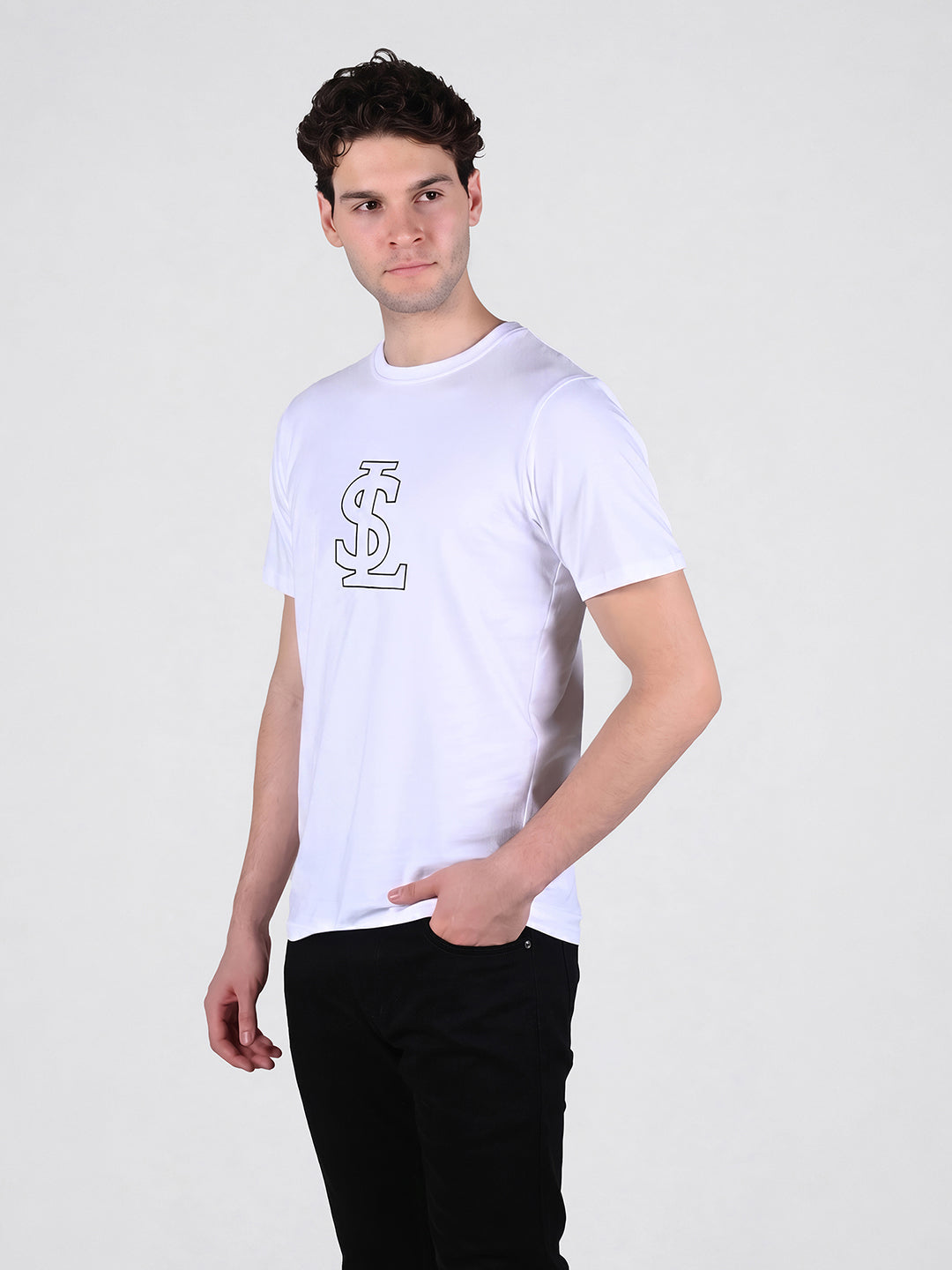 Men's Ultrasoft Roundneck White T-shirt