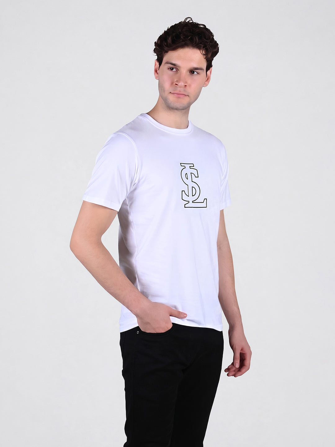 Men's Ultrasoft Roundneck White T-shirt