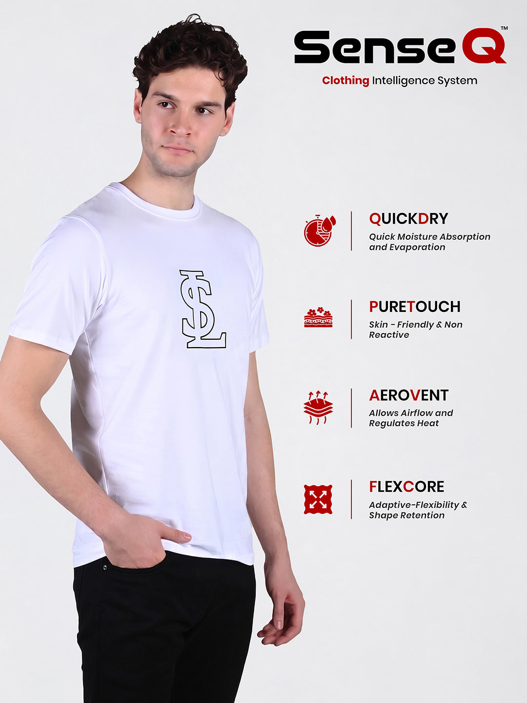 Men's Ultrasoft Roundneck White T-shirt