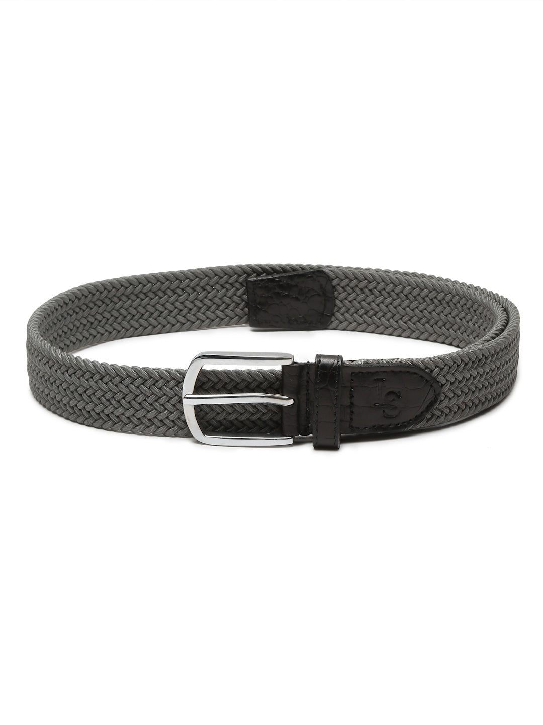 LOUIS STITCH Men's Braided Elastic Stretch Belt