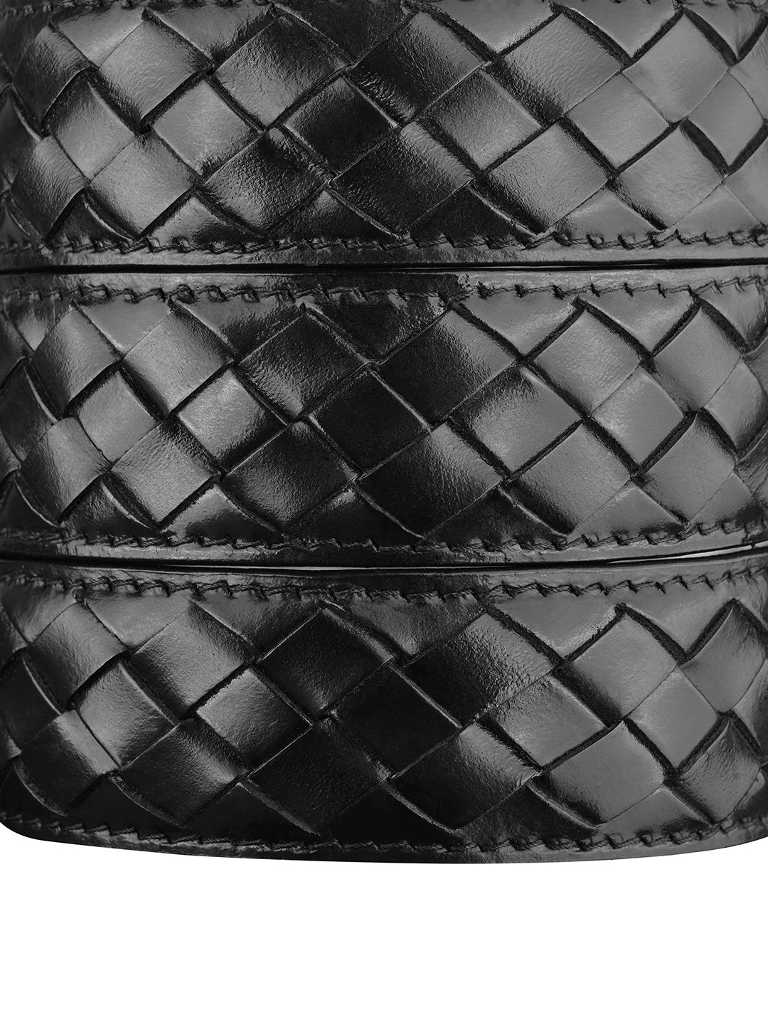 Premium VT Leather Men's Golden Buckle Auto Lock Belt