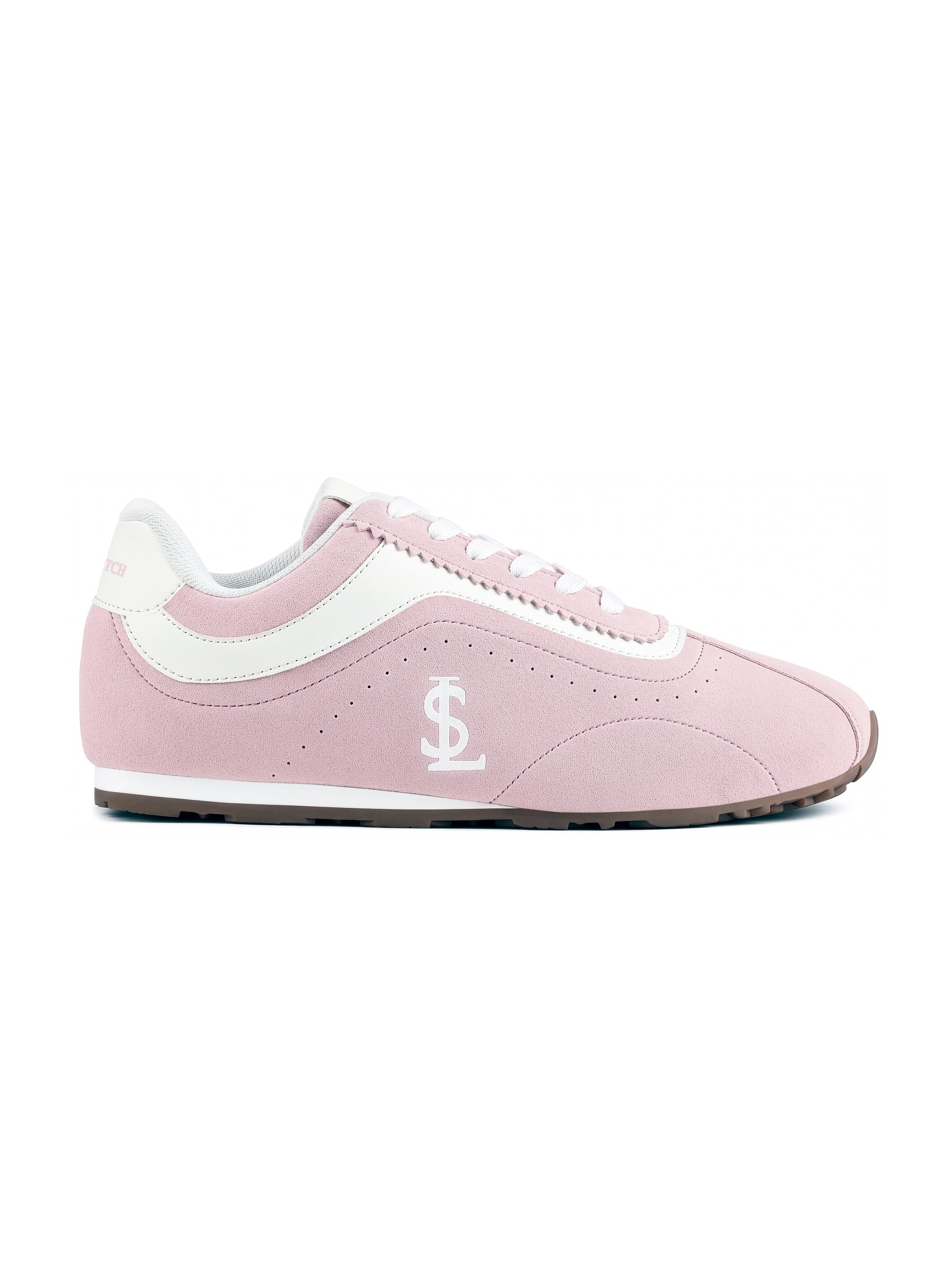 Pink Lightweight Lace-Up Sneakers