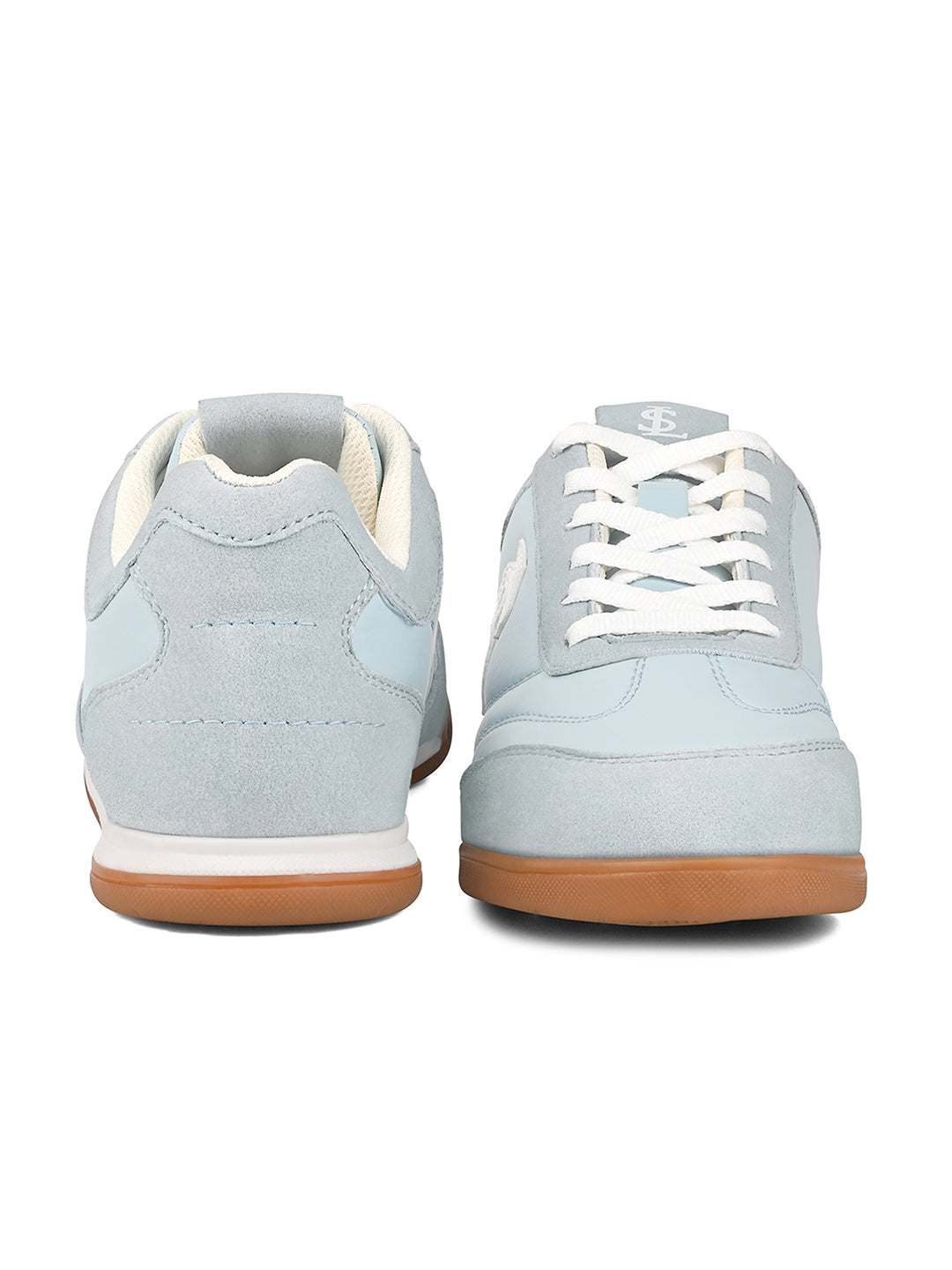Women's Sky Blue Lightweight and Comfortable Casual Lace-Up Sneakers