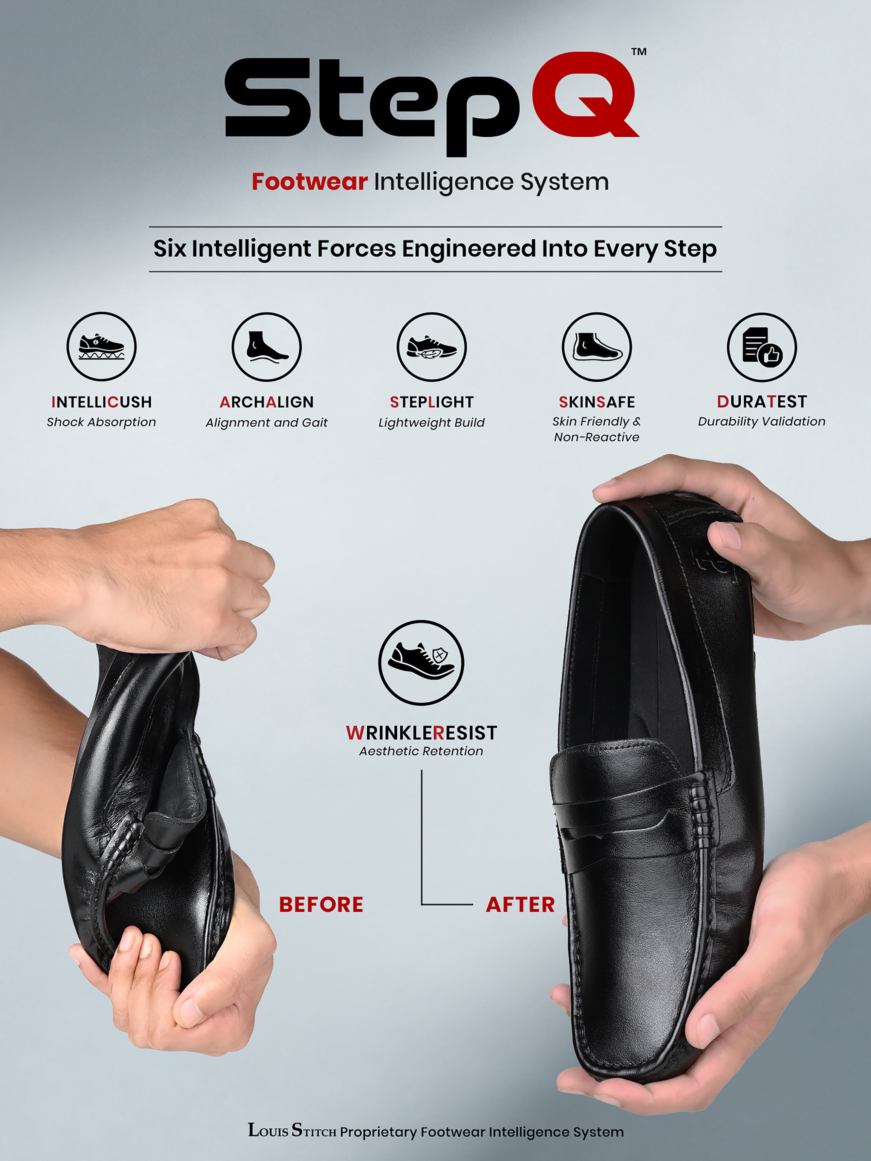 Jet Black Formal Slip-On Driving Loafers