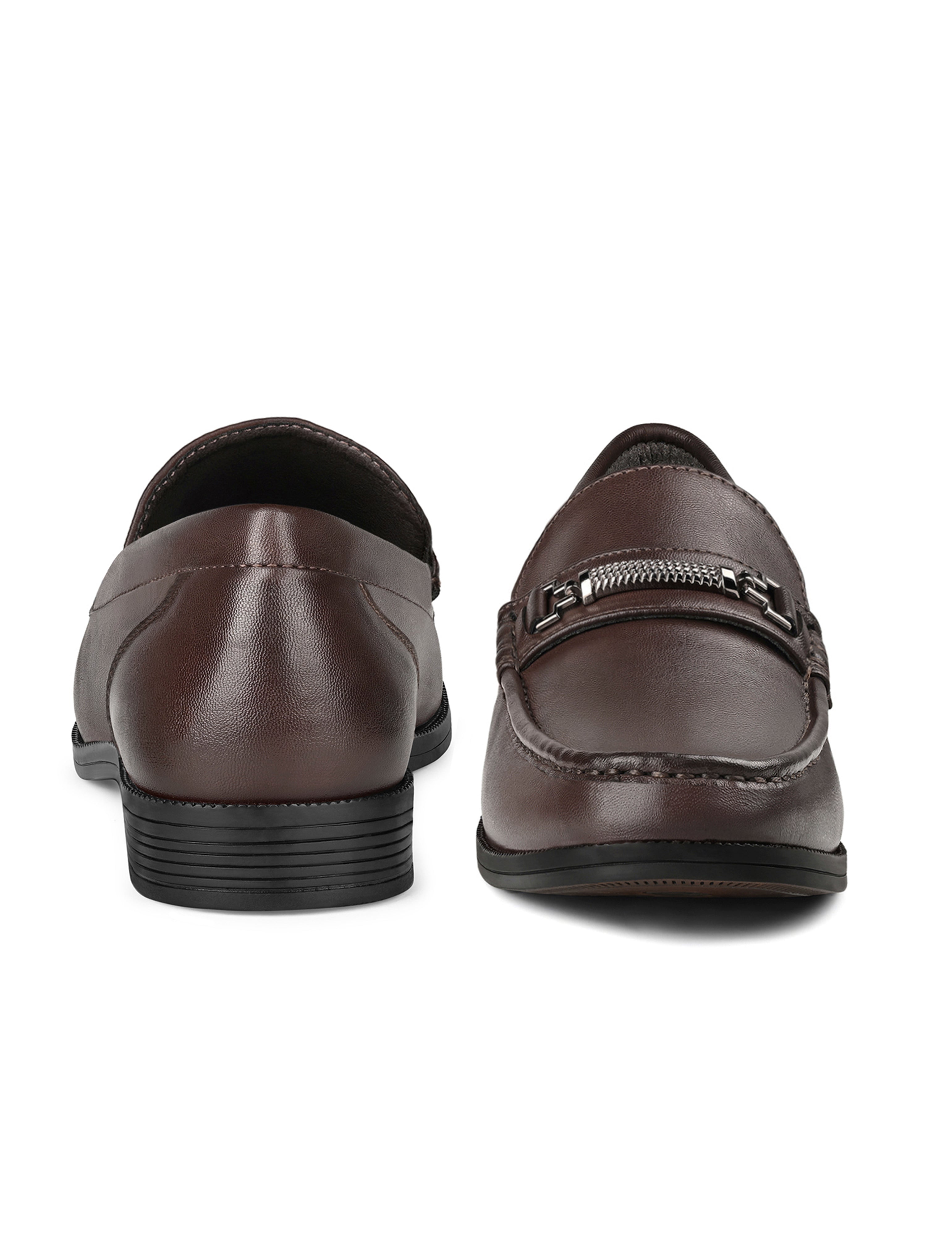 Brunette Brown Formal Slip-On Driving Loafers