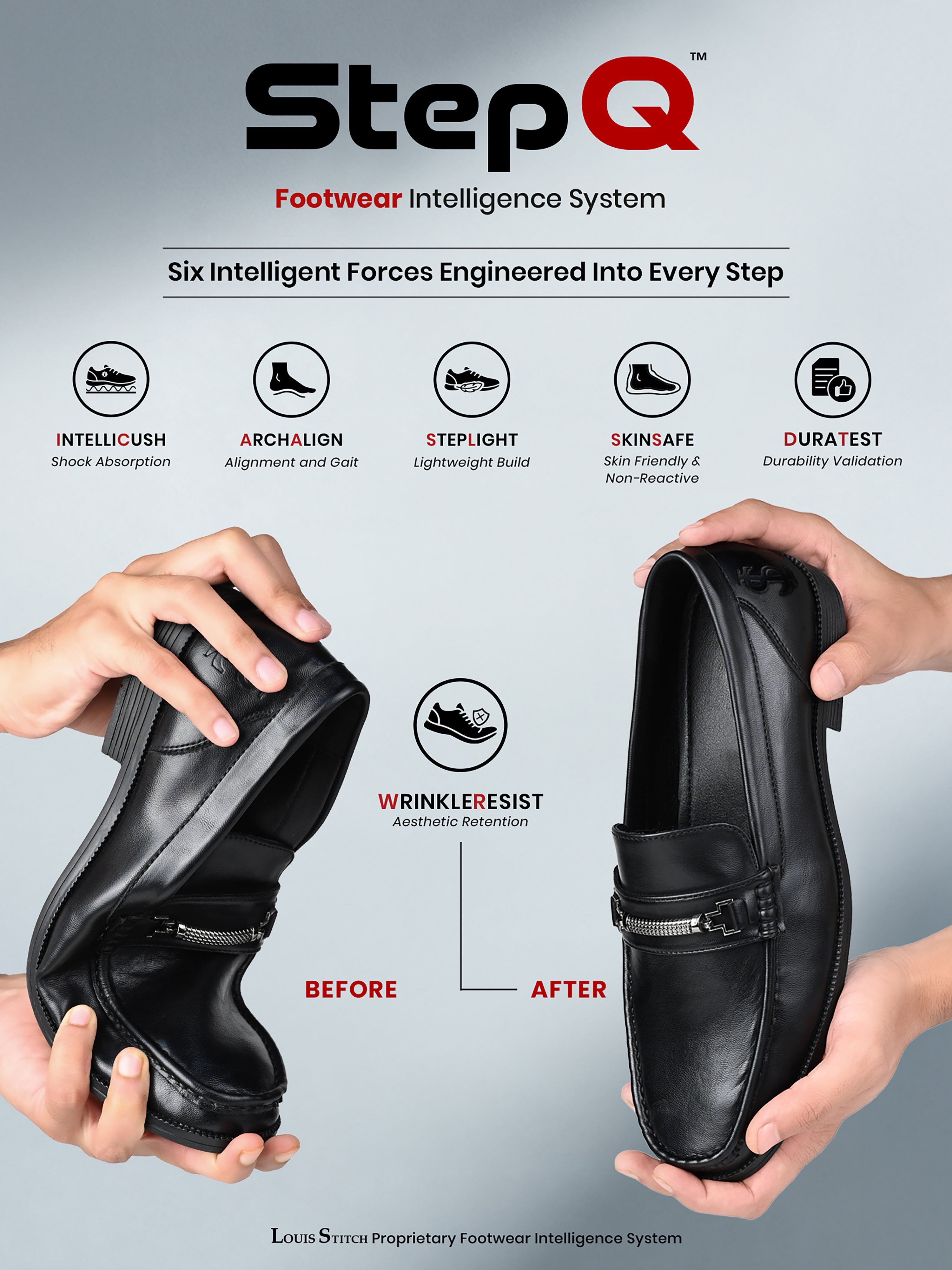 Jet Black Formal Slip-On Driving Loafers