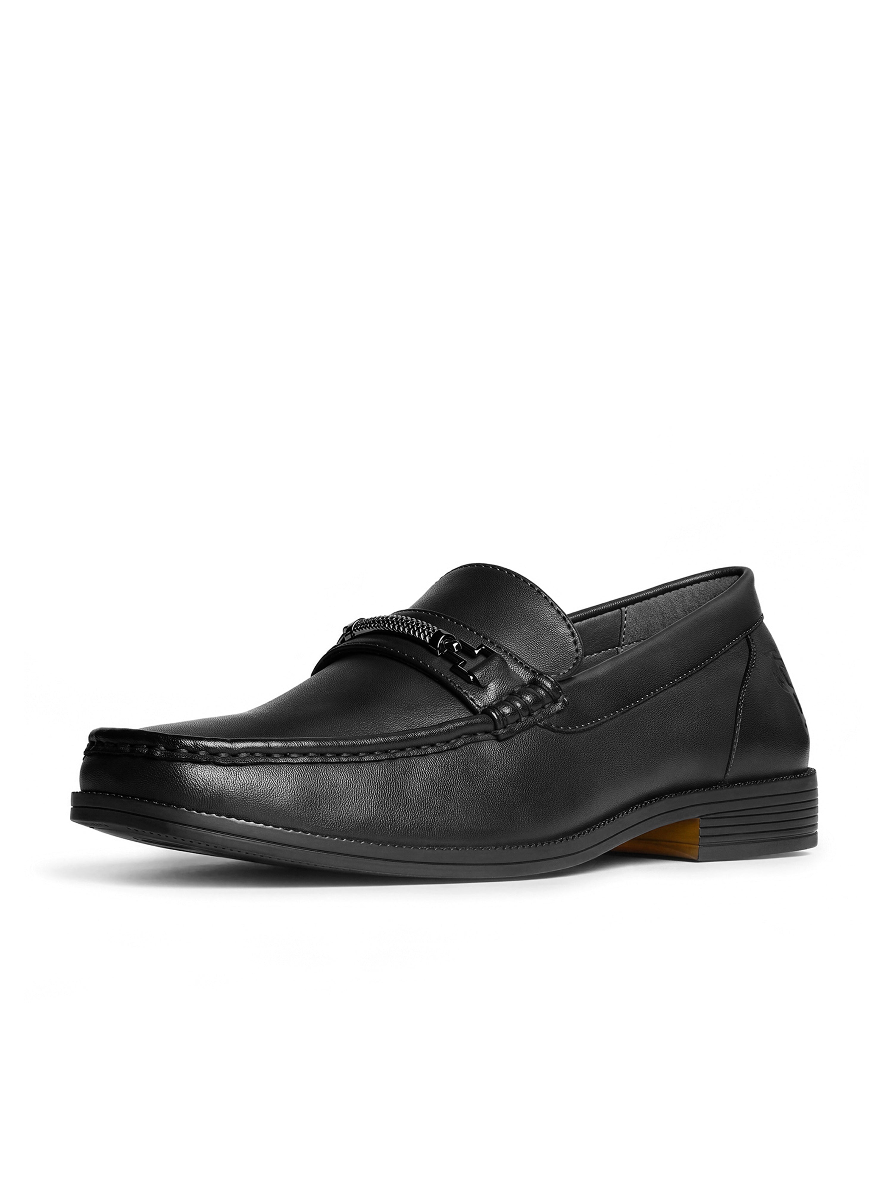 Jet Black Formal Slip-On Driving Loafers