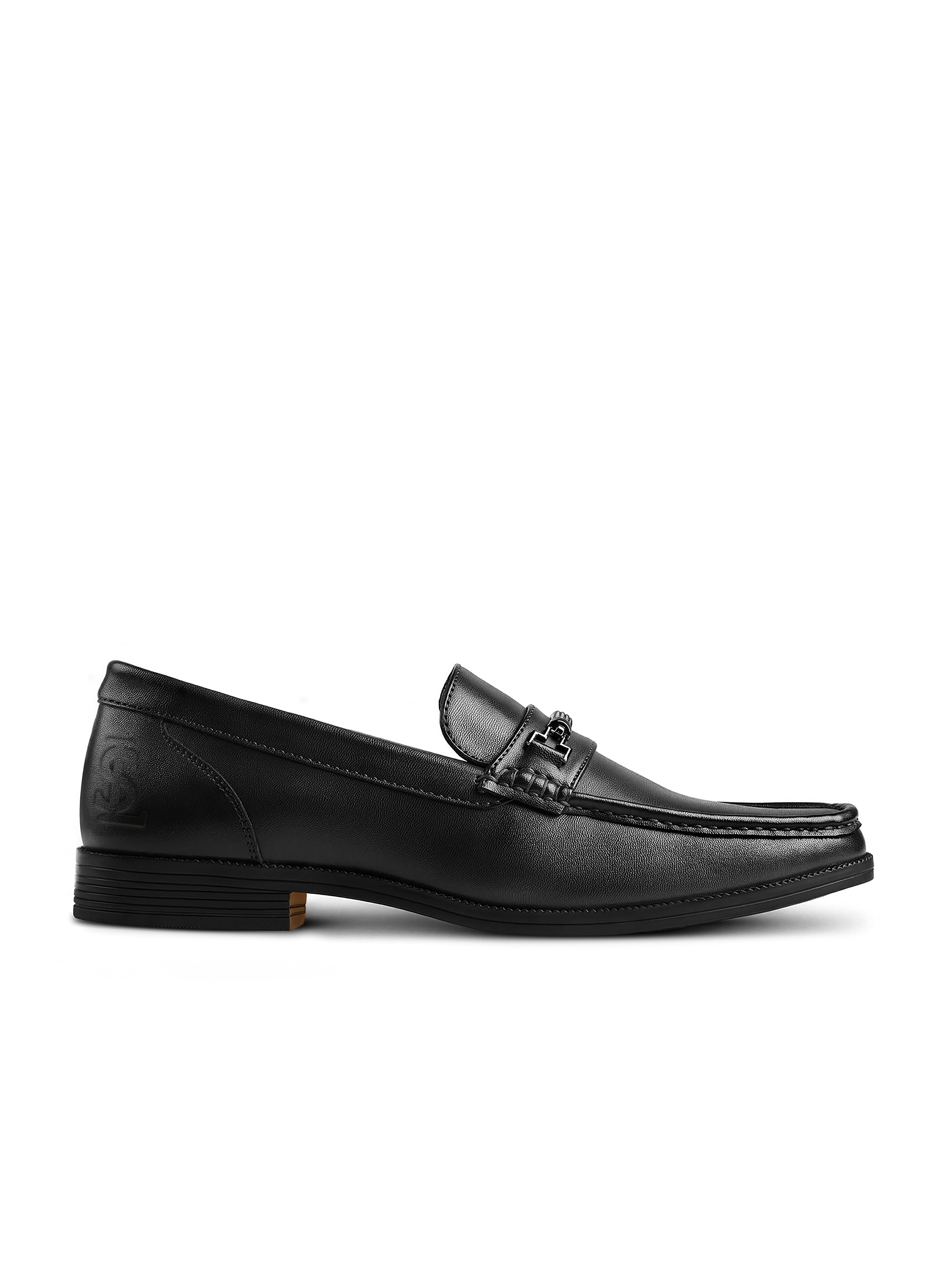 Jet Black Formal Slip-On Driving Loafers