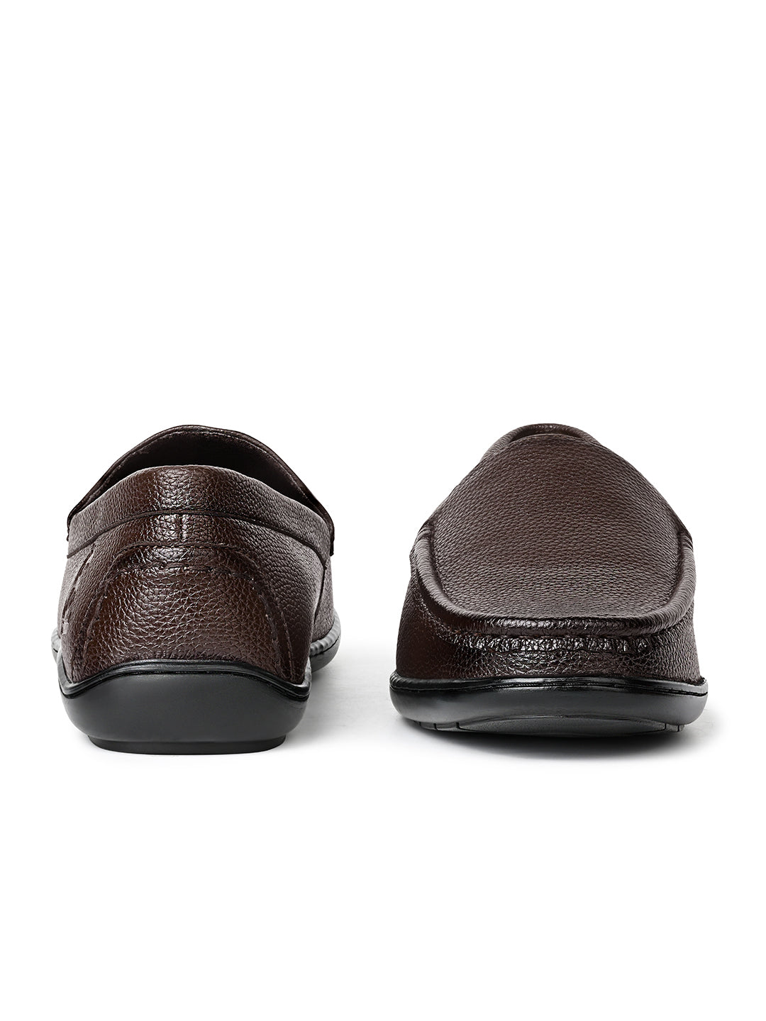 Brunette Brown Ultra Lightweight Slip-On Formal Loafers